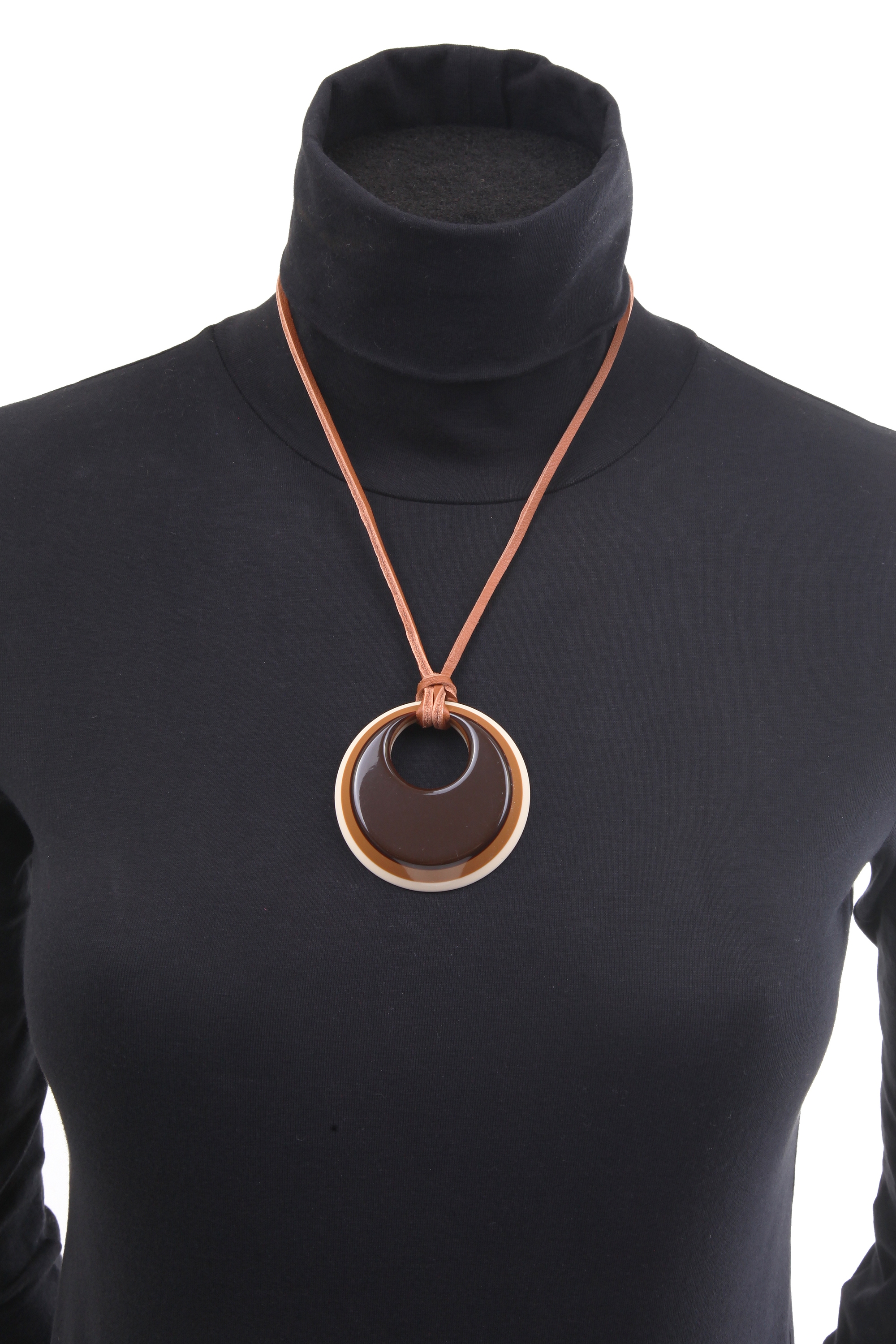 COLLEZIONE ALESSANDRO Kette mit Anhänger »Mina«, mit hochwertigem Kunststoffanhänger