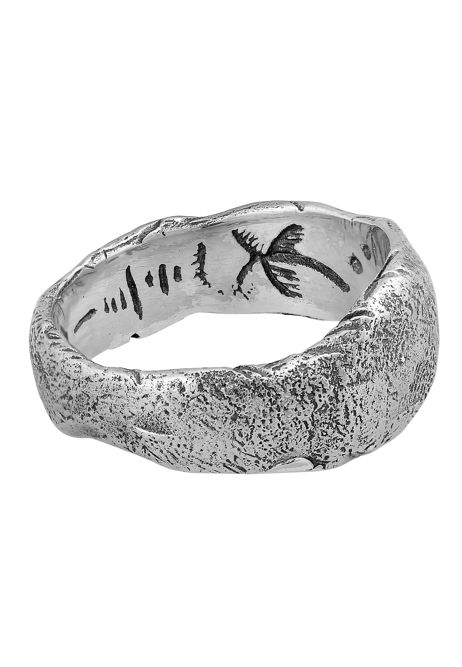 HAZE & GLORY Silberring »Ring Bandring - Secret Spot 925 Silber«