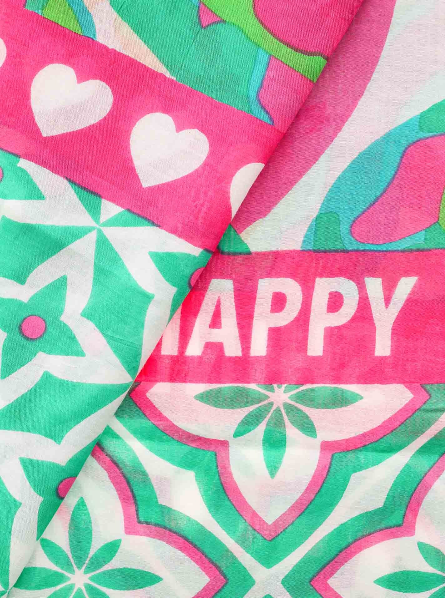 Zwillingsherz Modeschal "Shine And Be Happy", günstig online kaufen