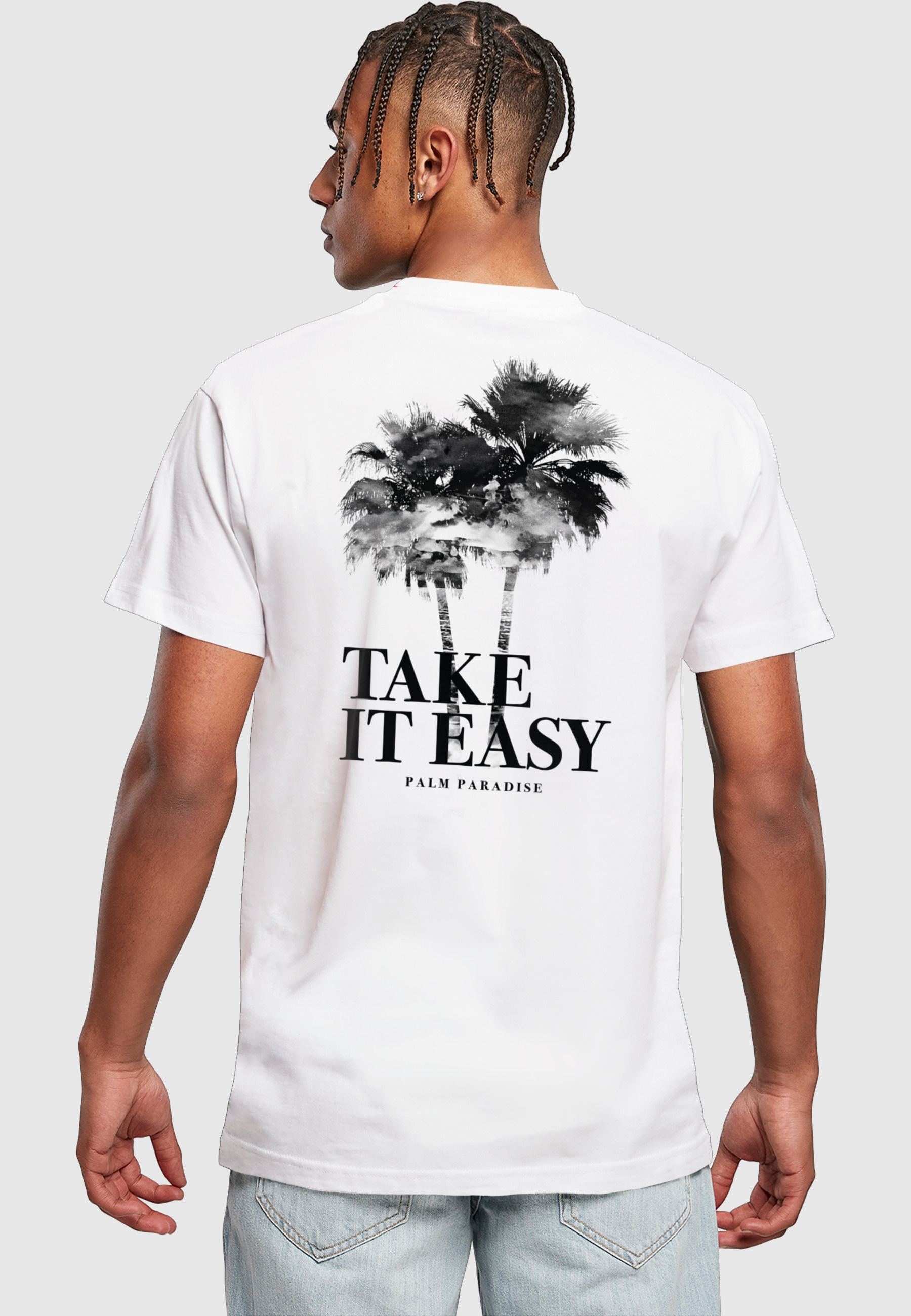 MisterTee T-Shirt »MisterTee Take It Easy Palm Paradise Tee« 1 Stk.