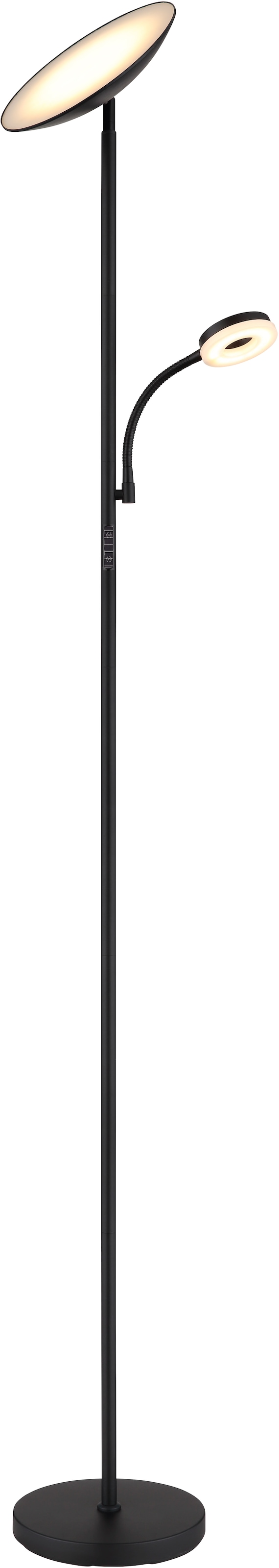 GLOBO LIGHTING LED Stehlampe »SKOPO«, Leuchtmittel LED-Modul | LED fest integriert, Stehleuchte/Wohnzimmer/Schlafzimmer/Flur