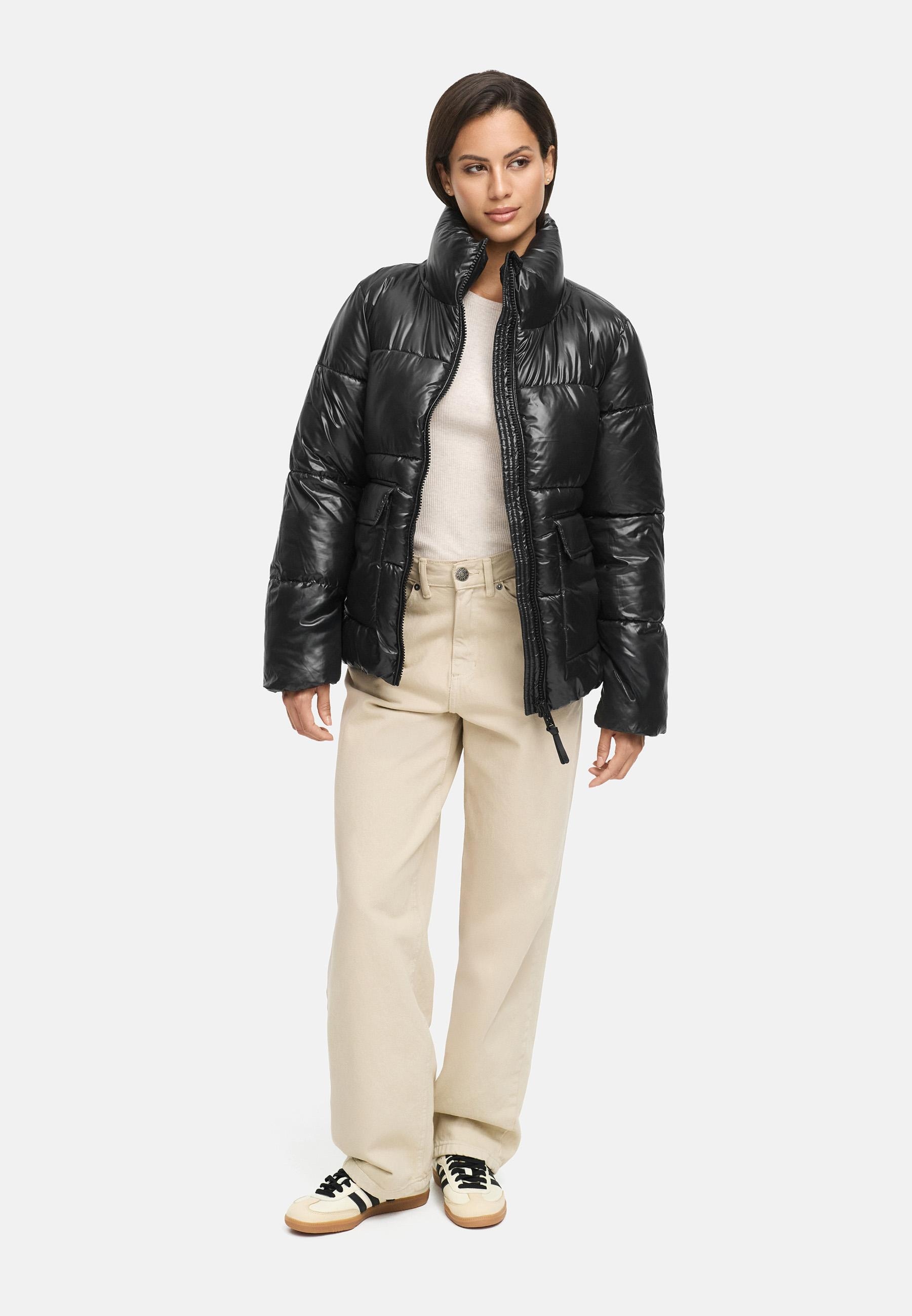 Navahoo Kurzjacke »Eispracht 14«, ohne Kapuze, Kurze gesteppte Damen Winterjacke