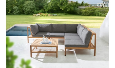 Gartenlounge-Set »Chesapeake«, (Set, 6 tlg., verschiedene Stellmöglichkeiten)