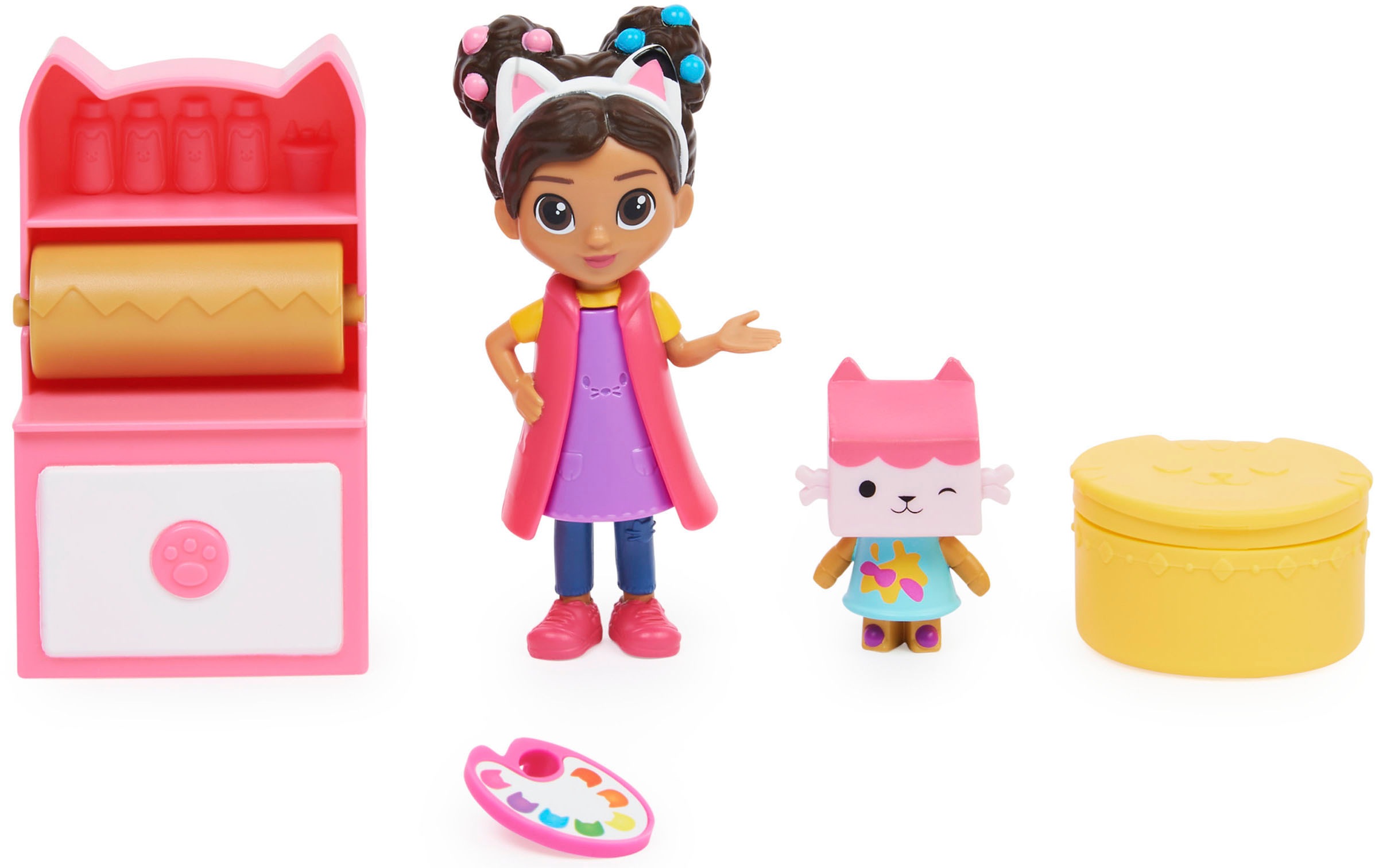 Spin Master Spielwelt »Gabby's Dollhouse - Cat-tivity Pack – Bastelset mit Baby Box«, Art Studio