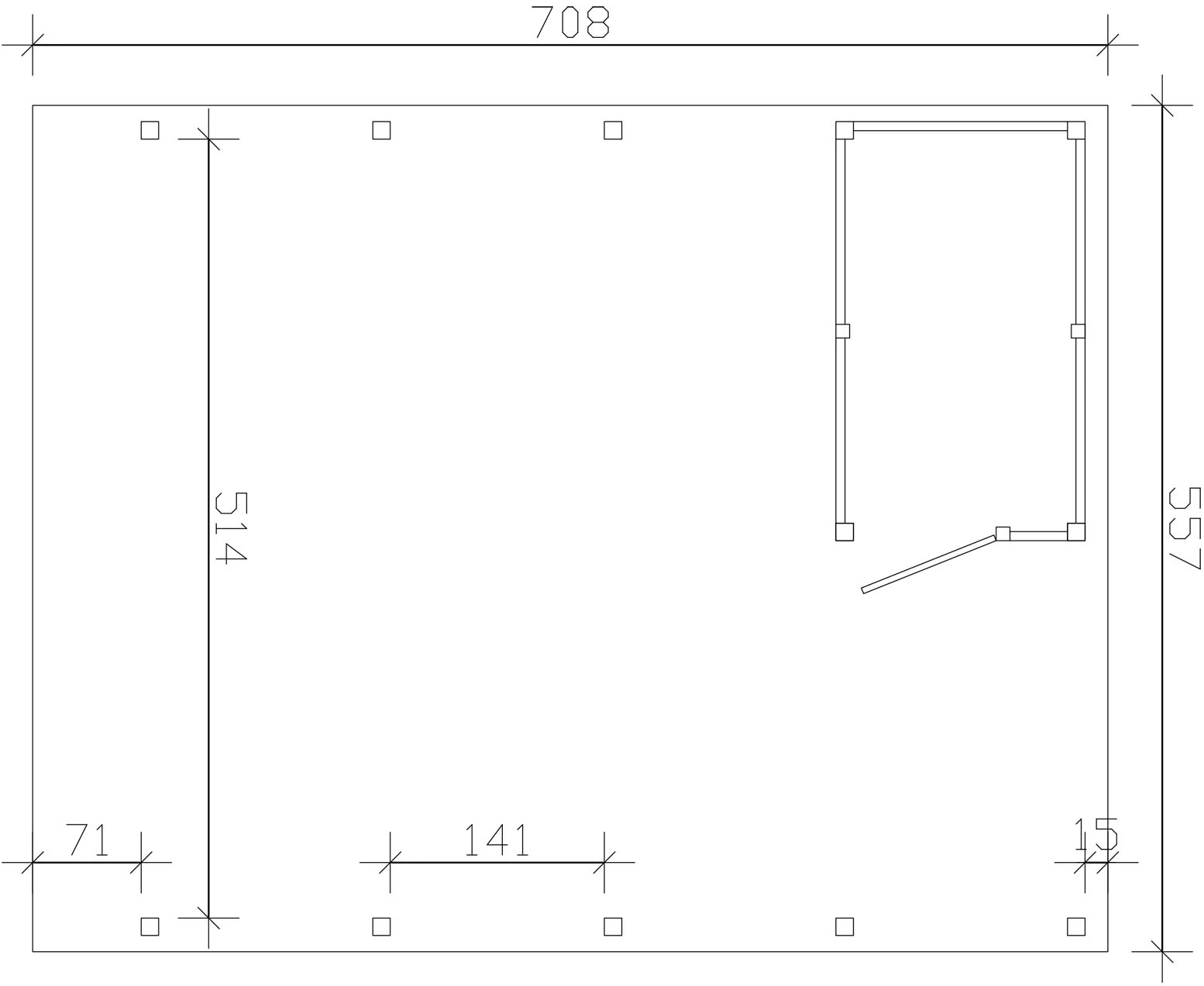 Skanholz Doppelcarport »Friesland Set 14«, Holz, 514 cm, Schiefergrau