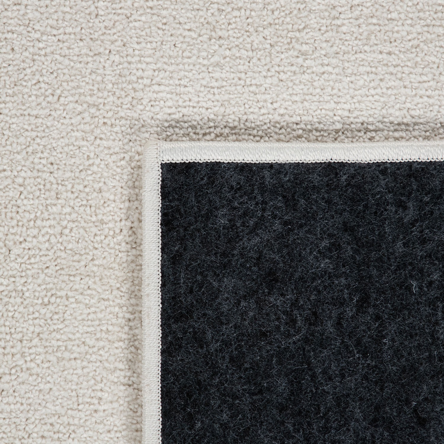 Teppich PACO HOME "Porto 890", beige (cream), H:13mm Ø:120cm, Polypropylen, Teppiche, Teppich, Kurzflor, Uni-Farben, ideal im Wohnzimmer & Schlafzimmer 2