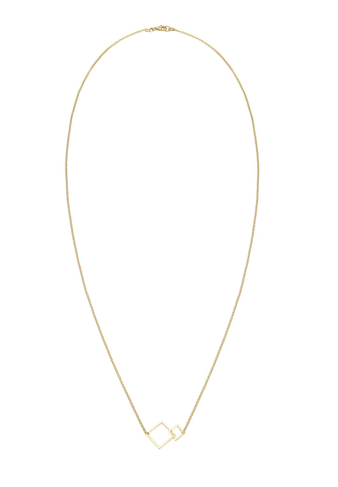 Elli Kette mit Anhänger »Viereck Geo Quadrat Basic 925 Sterling Silber«