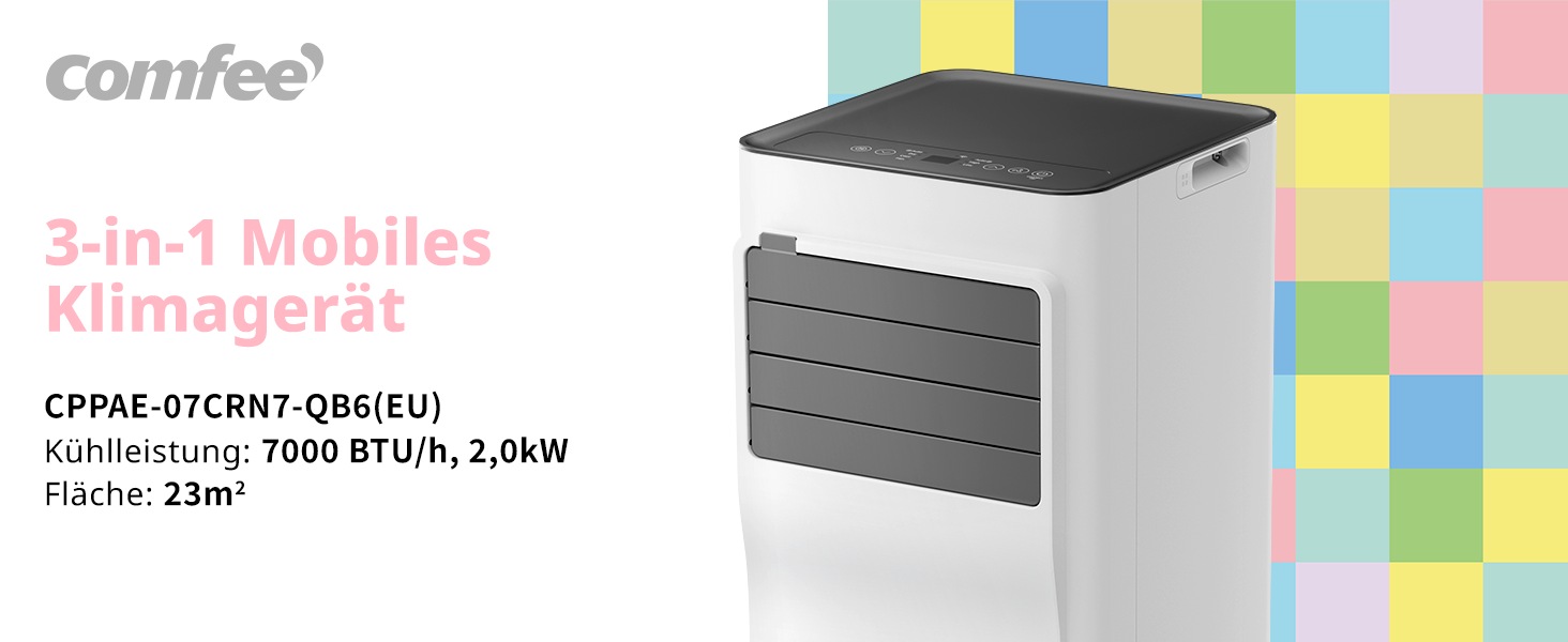 comfee 4-in-1-Klimagerät »»Easy Cool 7000««, für bis zu 25 m²