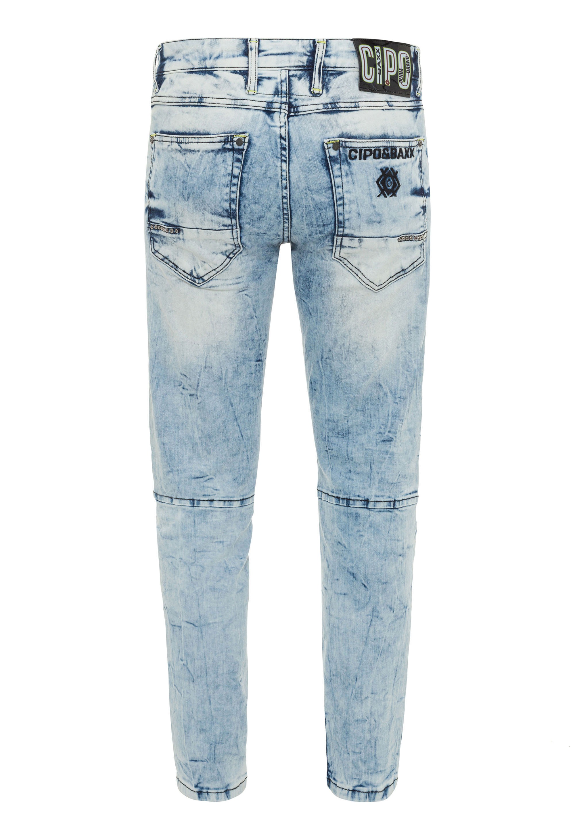Cipo & Baxx Straight-Jeans, in ausgefallenem Look