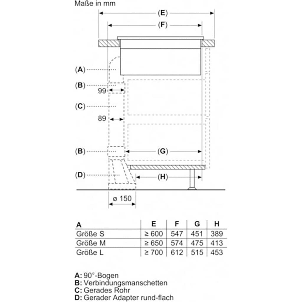 NEFF Induktions-Kochfeld von SCHOTT CERAN® »V58NBS1L0«, V58NBS1L0