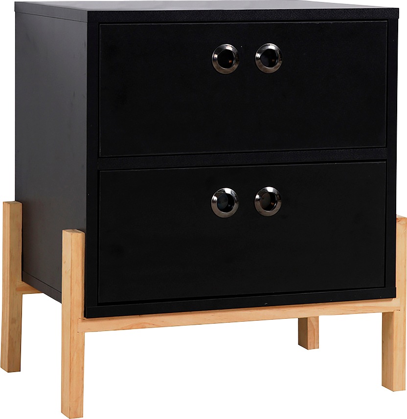 Möbilia Kommode "Melia" Beine aus massiver Pinie günstig online kaufen