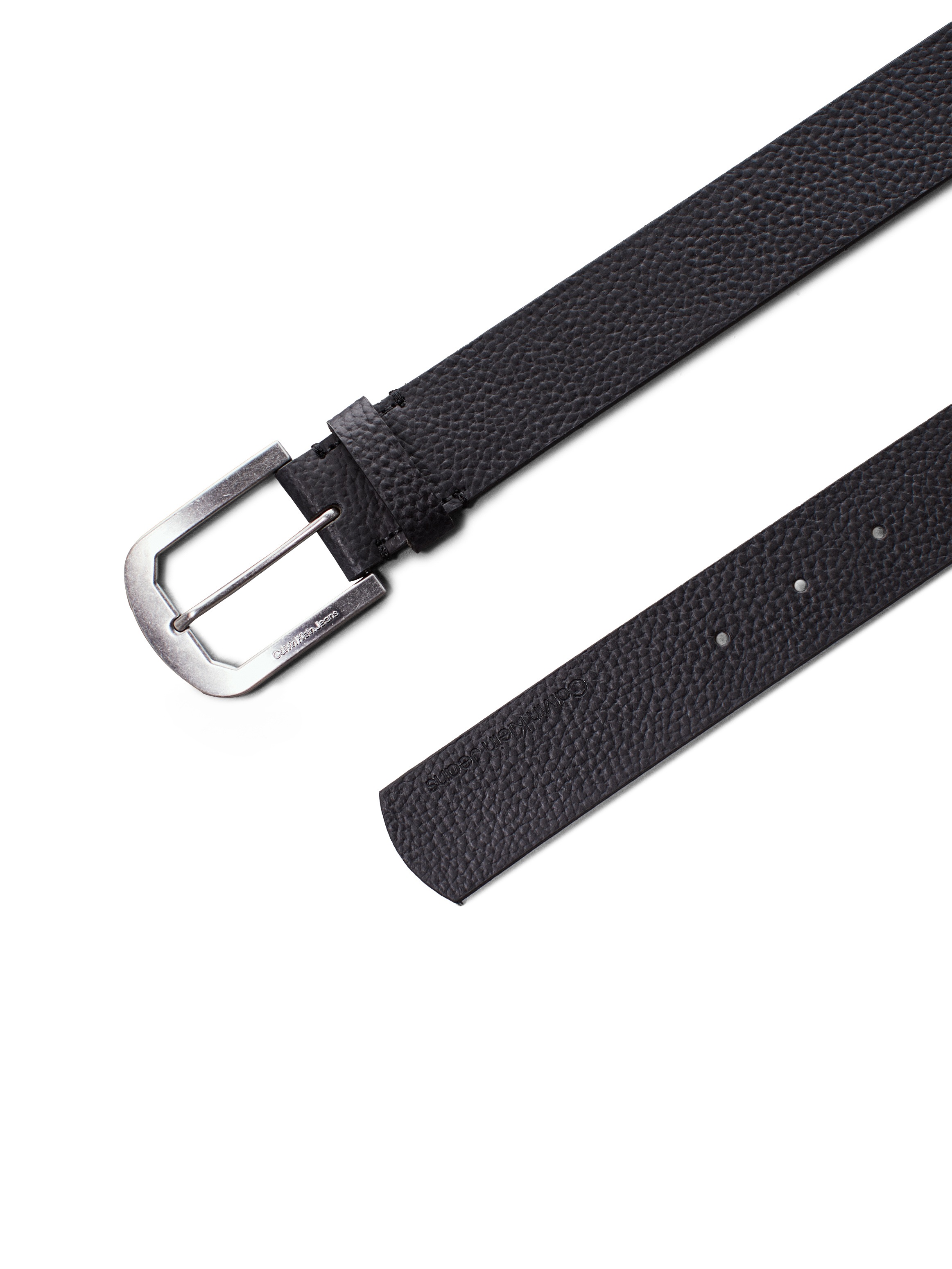 Calvin Klein Jeans Ledergürtel »CLASSIC PIN BUCKLE LTHR BELT35MM«, mit Logoprägung