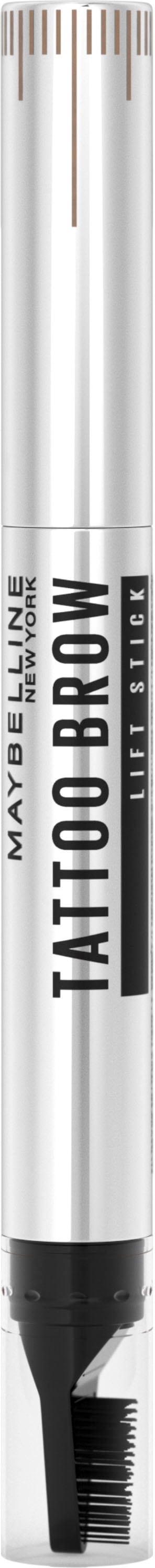 MAYBELLINE NEW YORK Augenbrauen-Gel »Tattoo Brow Lift«, 2-1 mit Wachs und Lifter-Bürste, Augen-Make-Up