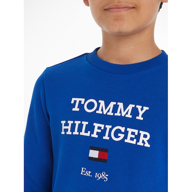 Tommy Hilfiger Sweatshirt »TH LOGO SWEATSHIRT«, mit großem Logo online  kaufen | BAUR