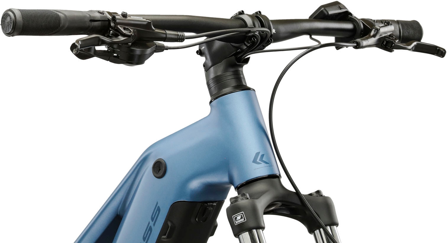 Kross »Influx Hybrid 2.0 16,7Ah / 600 Wh 29 Zoll blau 9 Gänge 2026« 9 Gang Shimano CUES U4000 Schaltwerk Kettenschaltung Mittelmotor 250 W