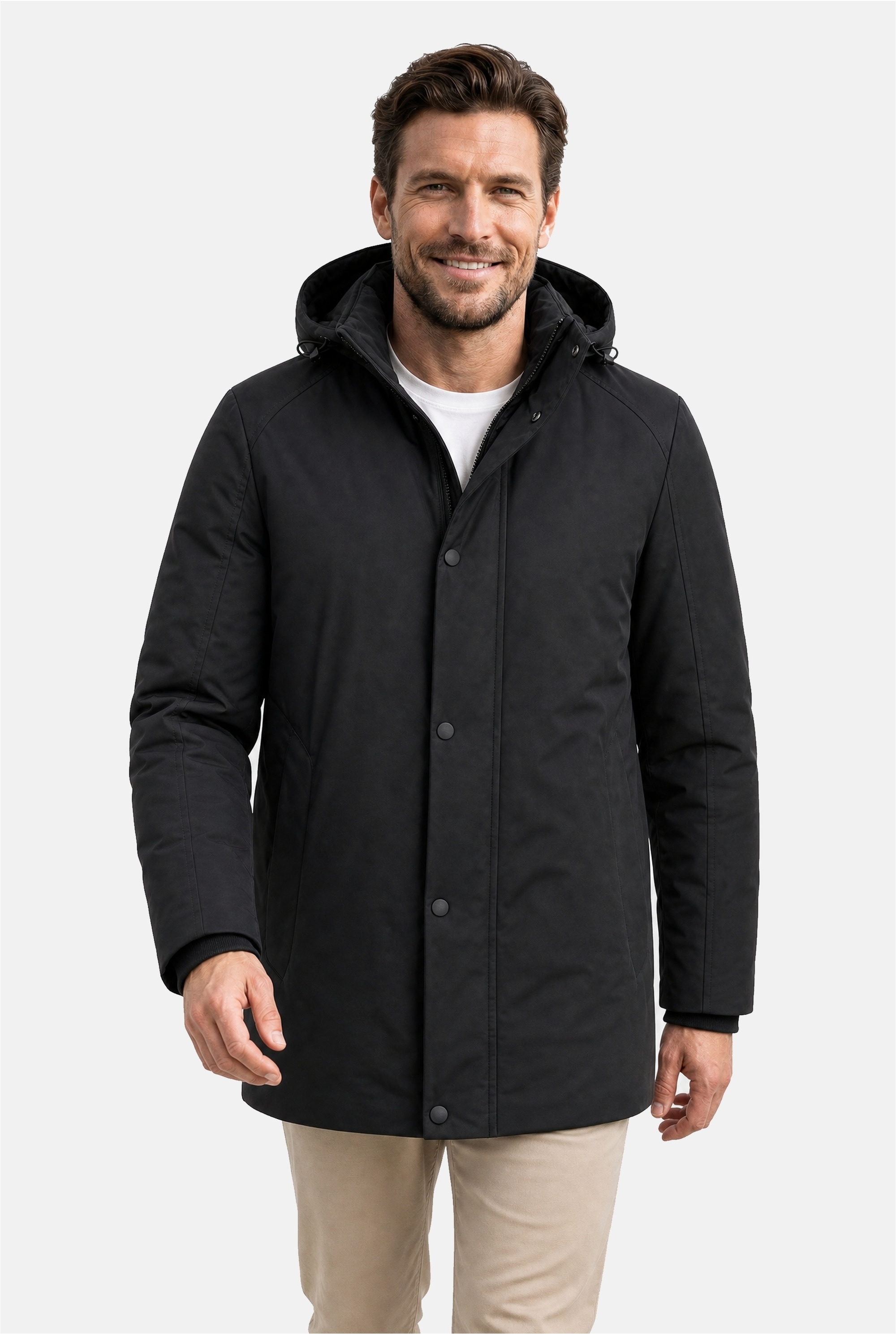 New Canadian Outdoorjacke "DRY IQ" 1 Stk. tlg. mit abnehmbarer, verstellbarer Kapuze