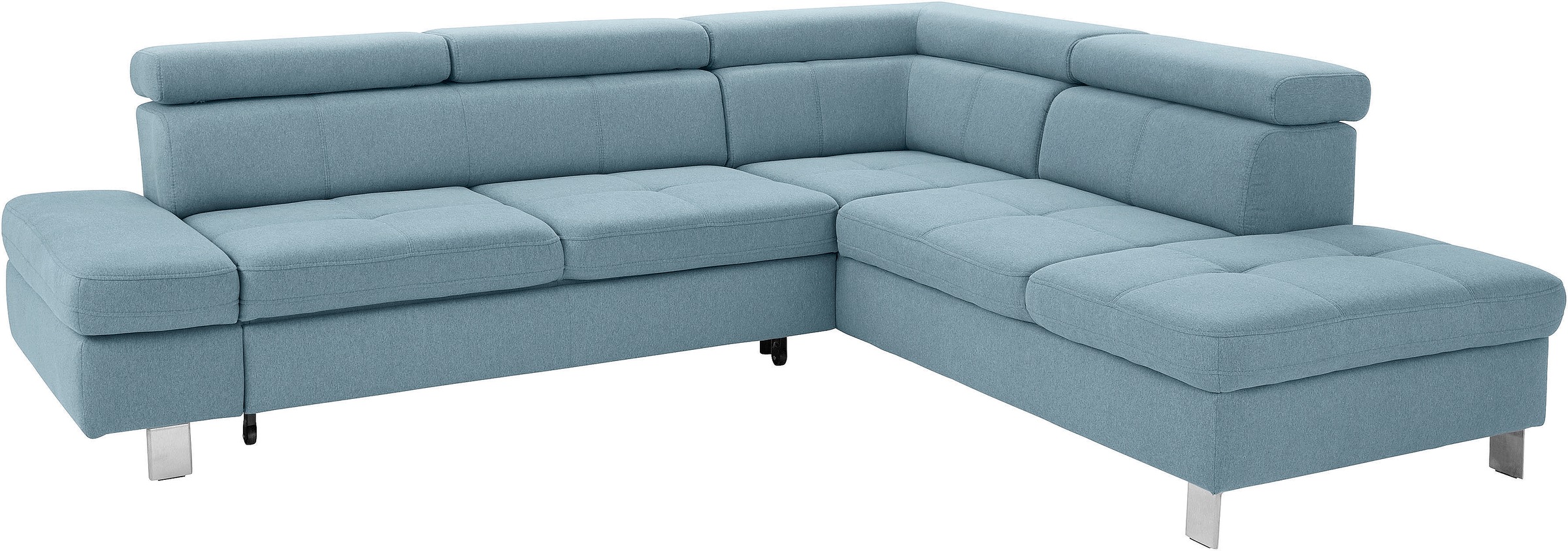 exxpo - sofa fashion Ecksofa "Fiji, L-Form", mit Kopf- bzw. Rückenverstellu günstig online kaufen