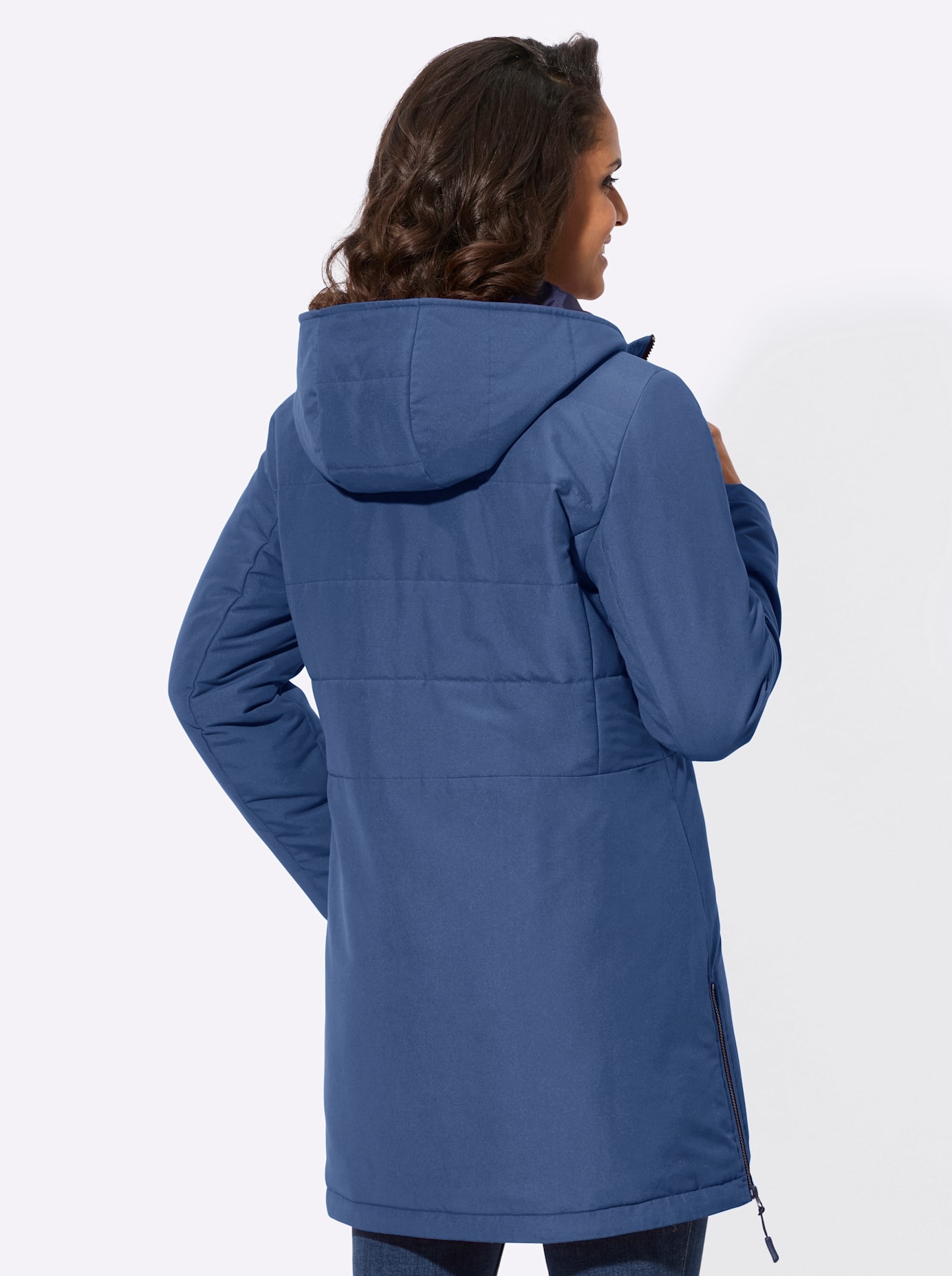 Casual Looks Langjacke, mit Kapuze günstig online kaufen