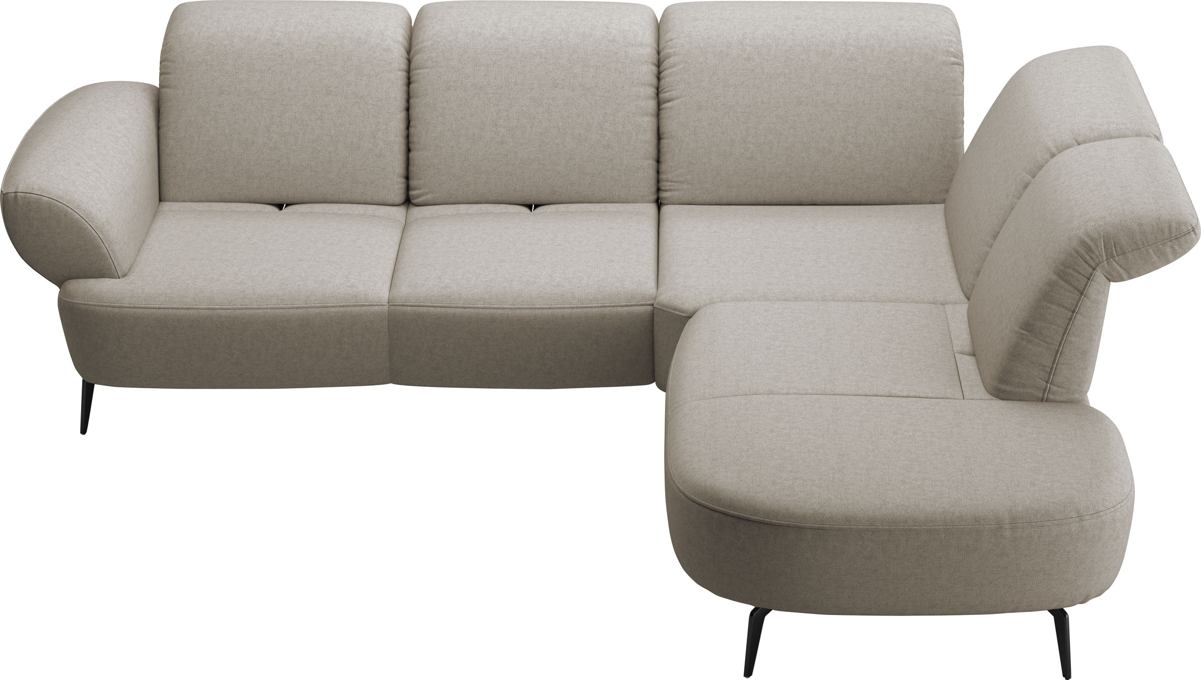 sit&more Ecksofa "Dance, L-Form, inkl. Sitztiefenverstellung", inkl. Click& günstig online kaufen