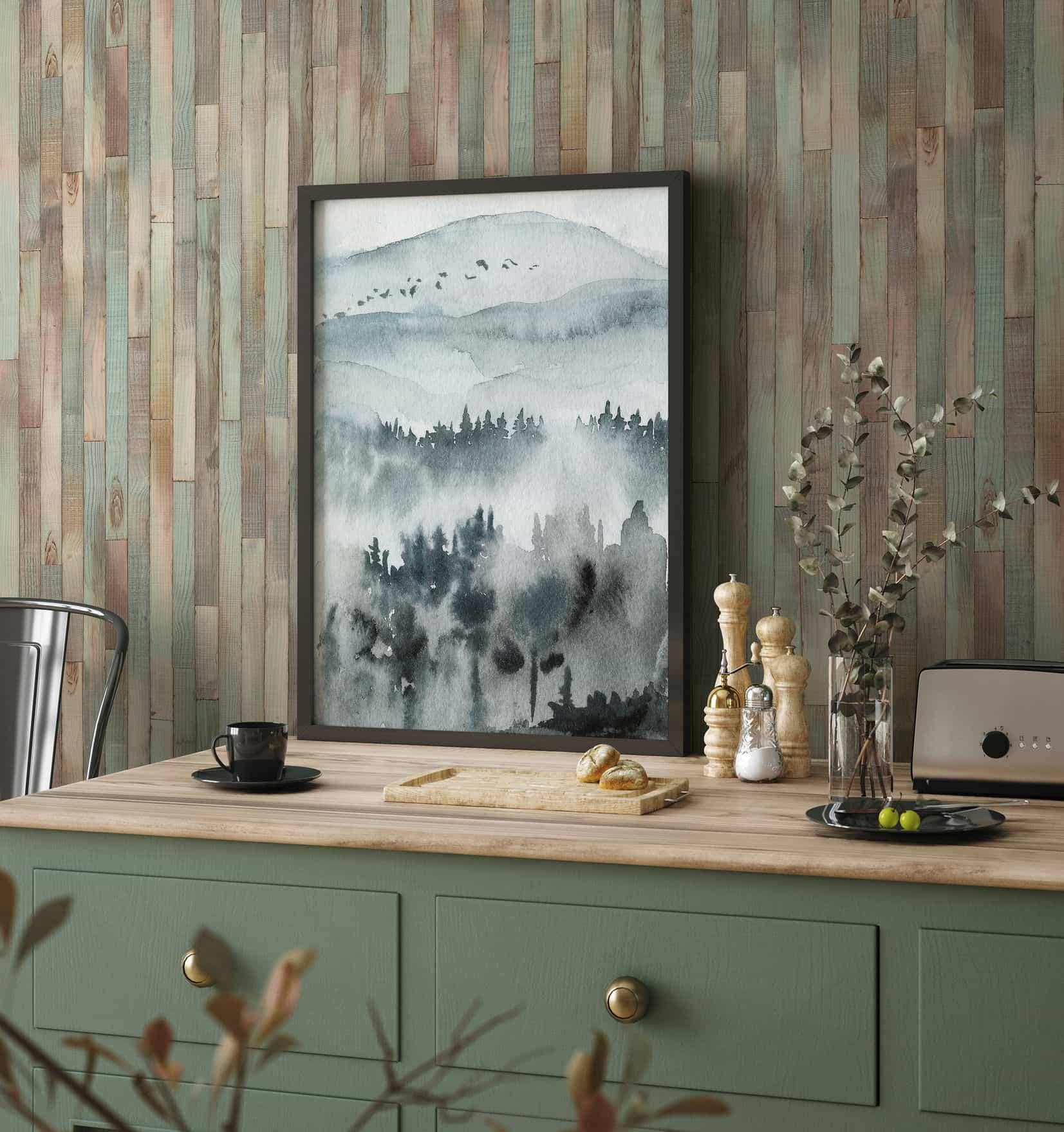 Marburg Vliestapete »Tapete Holz Dielen«, Holz, moderne Vliestapete für Wohnzimmer Schlafzimmer Küche