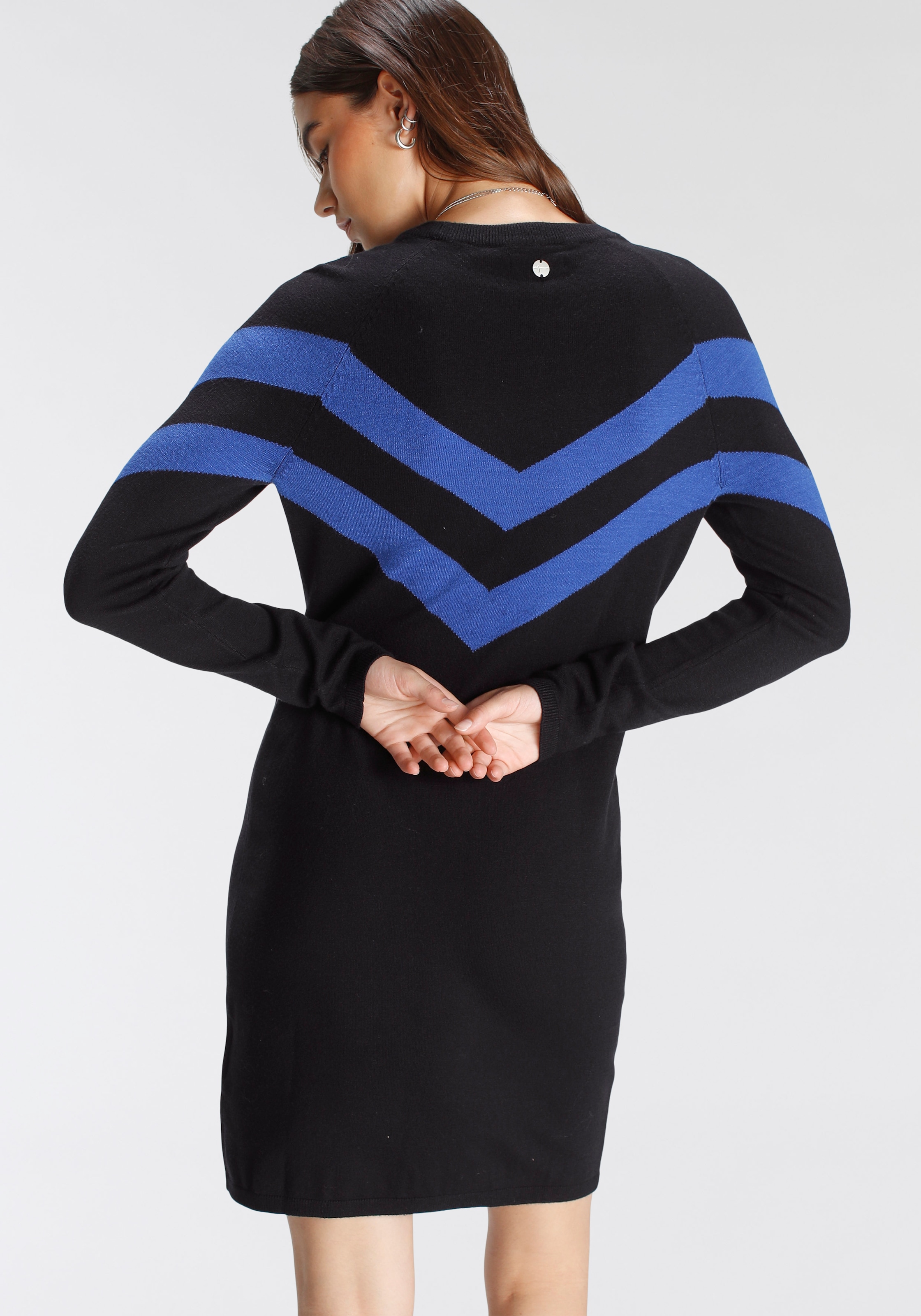 Tamaris Strickkleid, mit Streifen-Muster kaufen | online BAUR