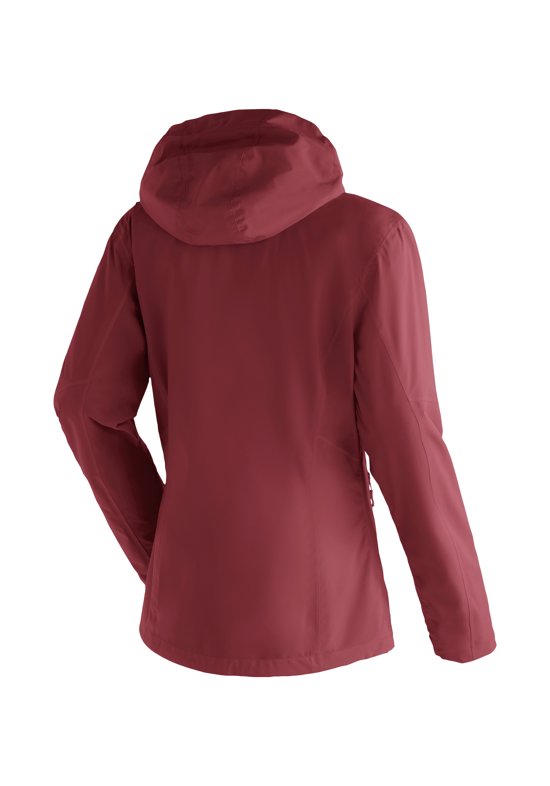 Maier Sports Outdoorjacke »Metor rec W«, Damen Regenjacke wasserdicht mit Kapuze, 2 Taschen außen, Innentasche