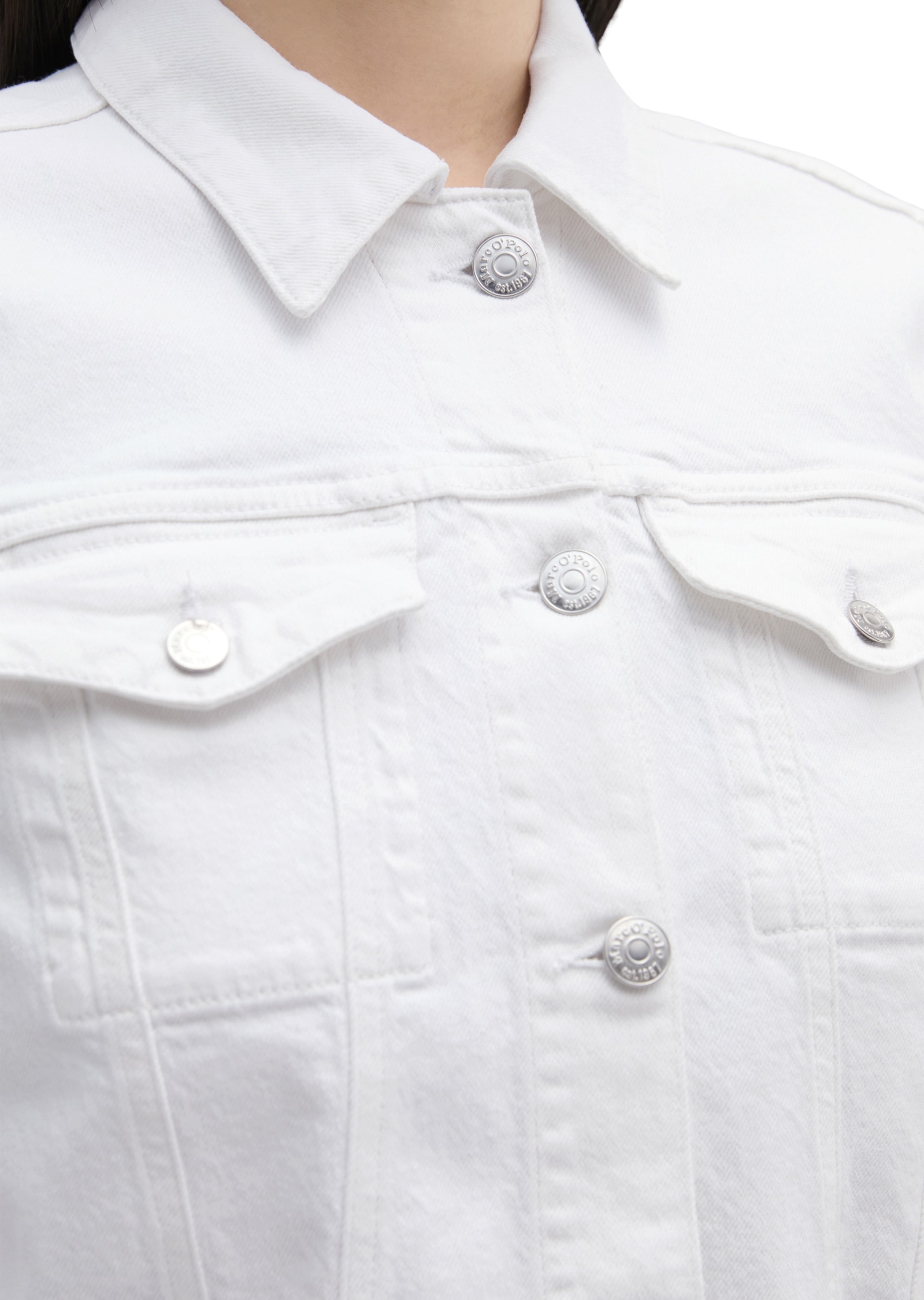 Marc O'Polo Jeansjacke »aus Organic Cotton-Mix« ohne Kapuze