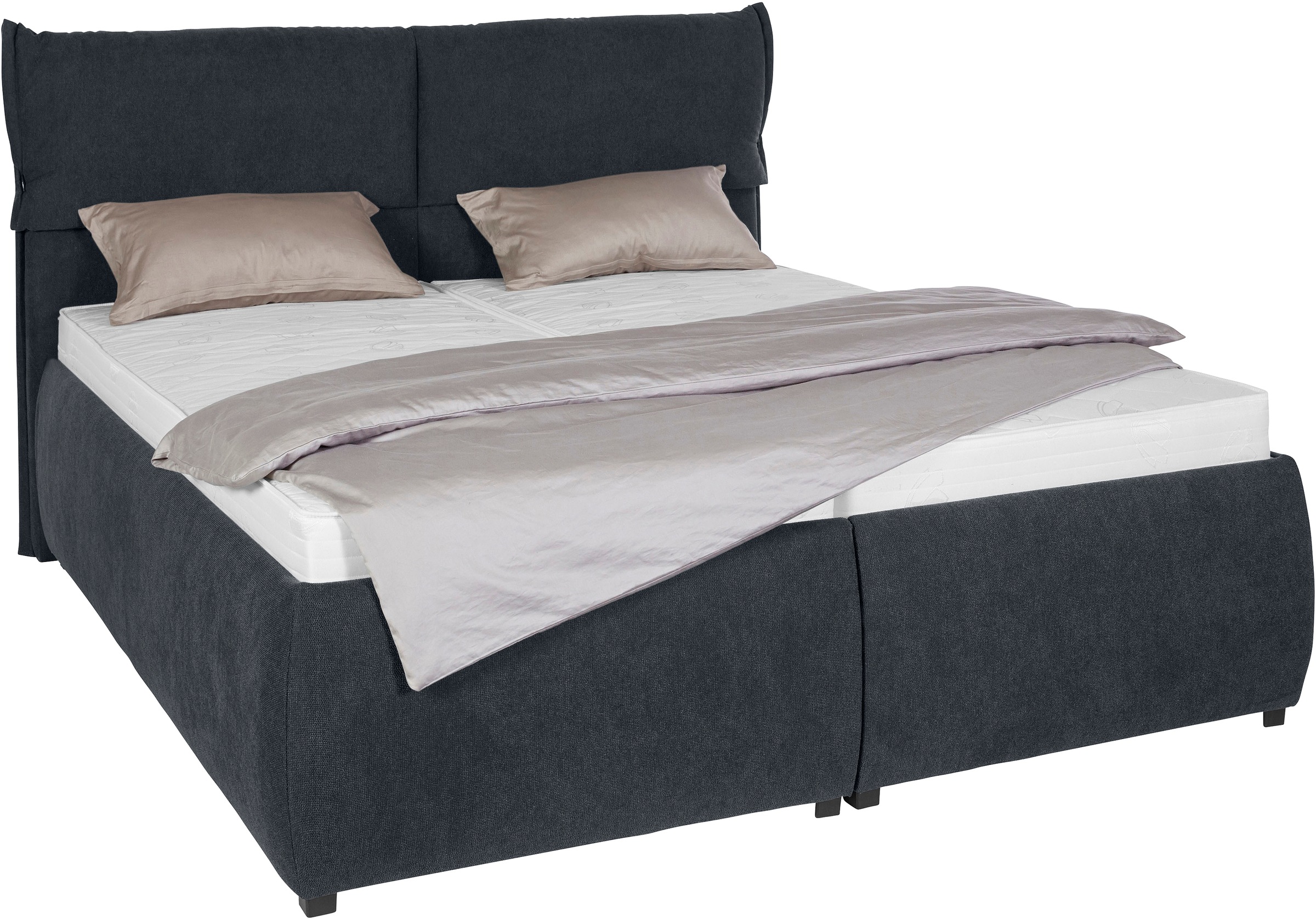 Home affaire Polsterbett "Jenson" als Bettgestell oder mit 3 Matratzenarten günstig online kaufen