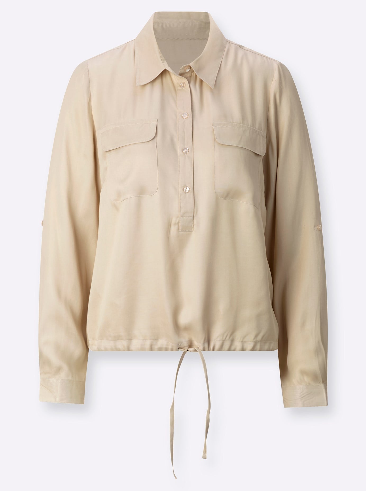 Inspirationen Satinbluse