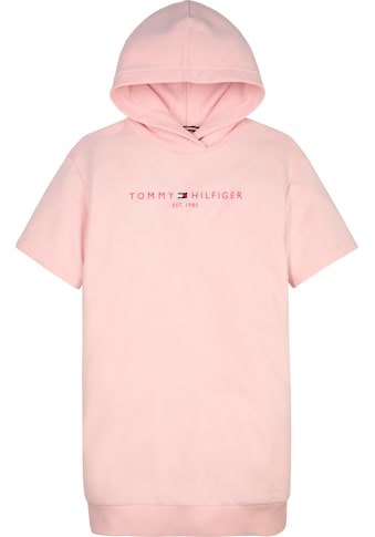 Tommy Hilfiger Sweatkleid »ESSENTIAL HOODIE DRESS S/S«, mit kurzen Ärmeln kaufen
