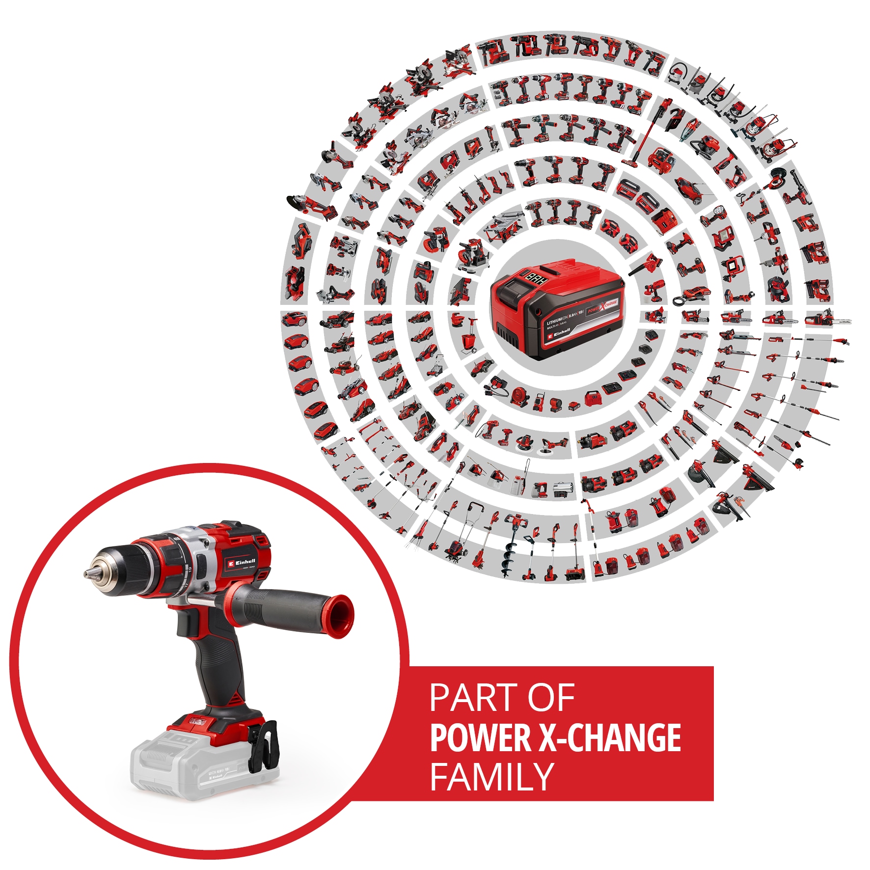 Einhell Akku-Bohrschrauber »TE-CD 18 Li Brushless - Solo«, Power X-Change, ohne Akku und Ladegerät