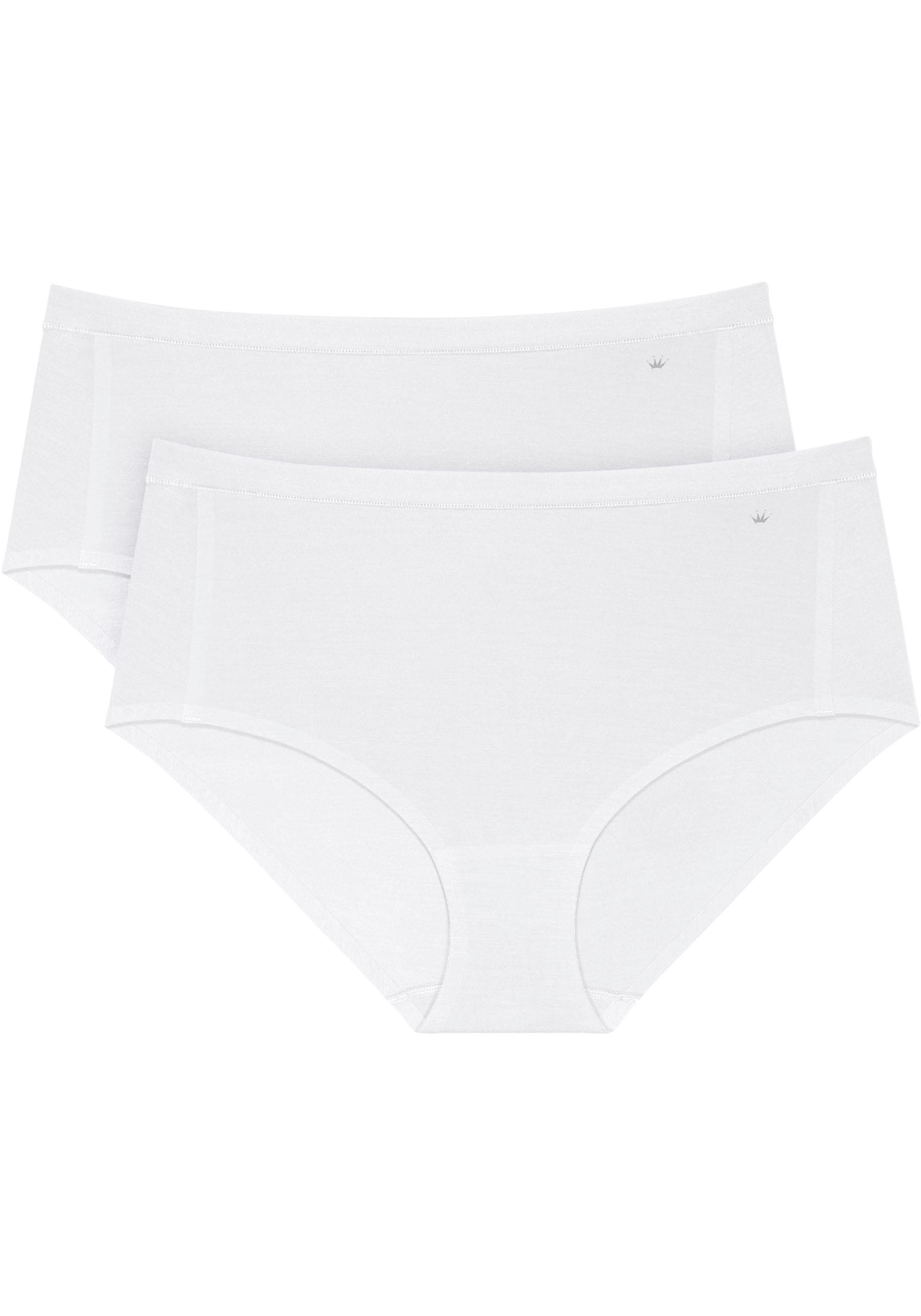 Triumph Maxislip »Smart Natural Maxi EX 2P«, (2 St.), Panty schlicht und weich, Slip