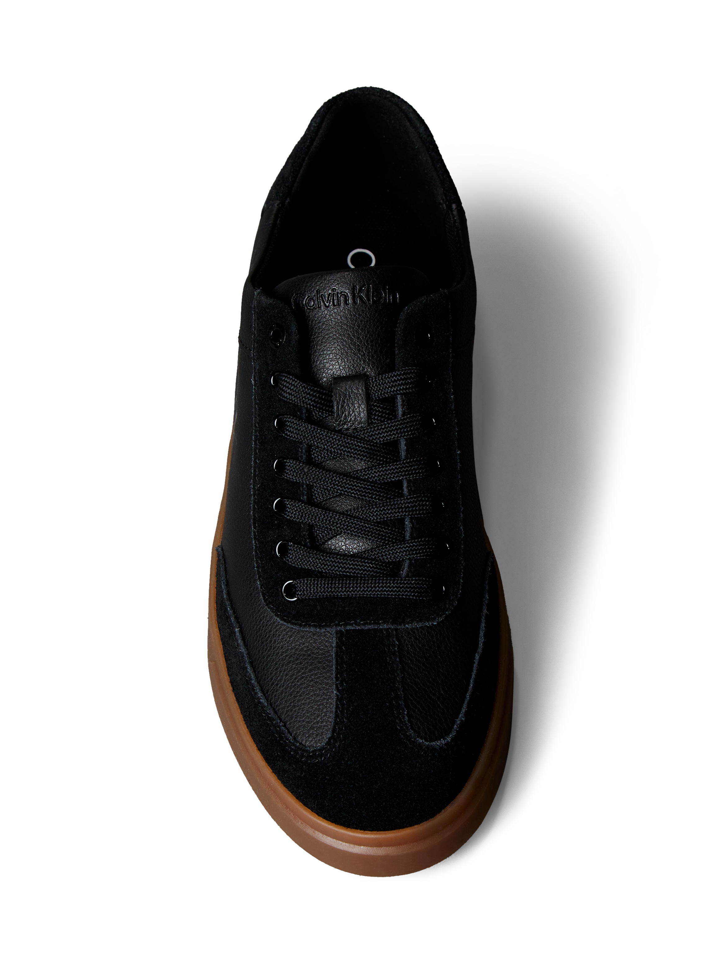 Calvin Klein Sneaker »LOW PRO CUPS LTH MIX MG«, Retrosneaker, Schnürschuh, Freizeitschuh mit seitlichem CK-Logo