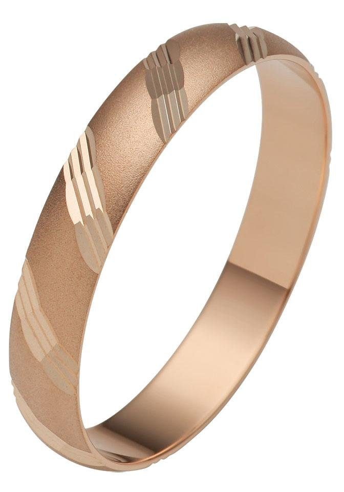 Firetti Trauring »Schmuck Geschenk Gold 375 Hochzeit Ehering "LIEBE"« Made in Germany, wahlweise mit oder ohne Brillanten