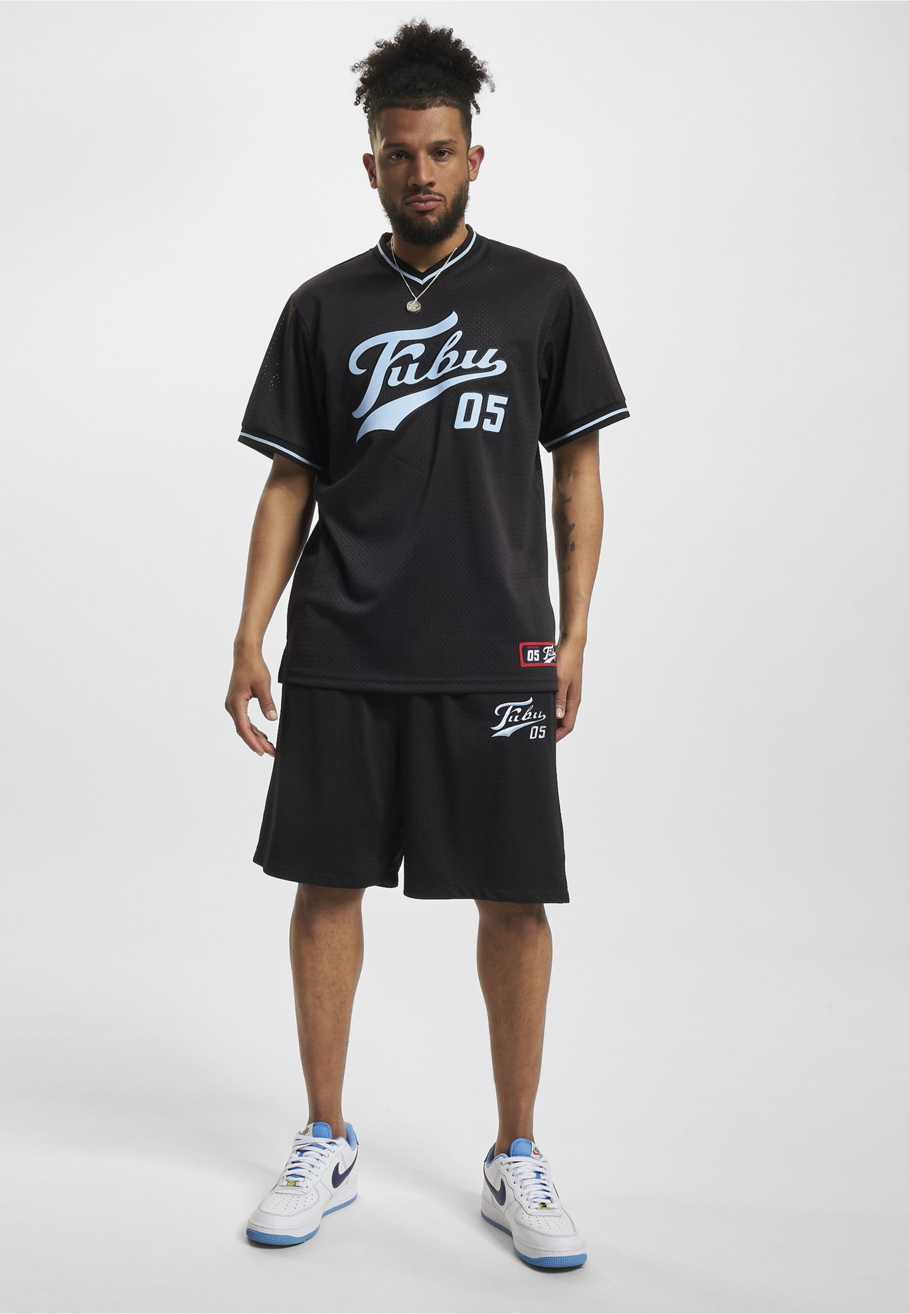Fubu Shorts »Fubu Herren FM232-005-1 FUBU Varsity Mesh Shorts«