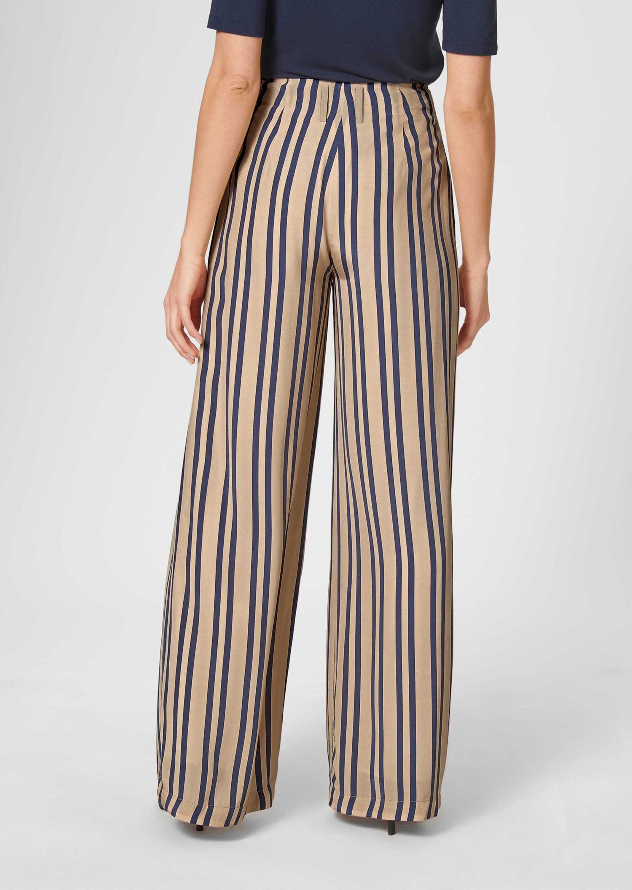 MADELEINE Palazzohose »Hose Weite Streifenhose«