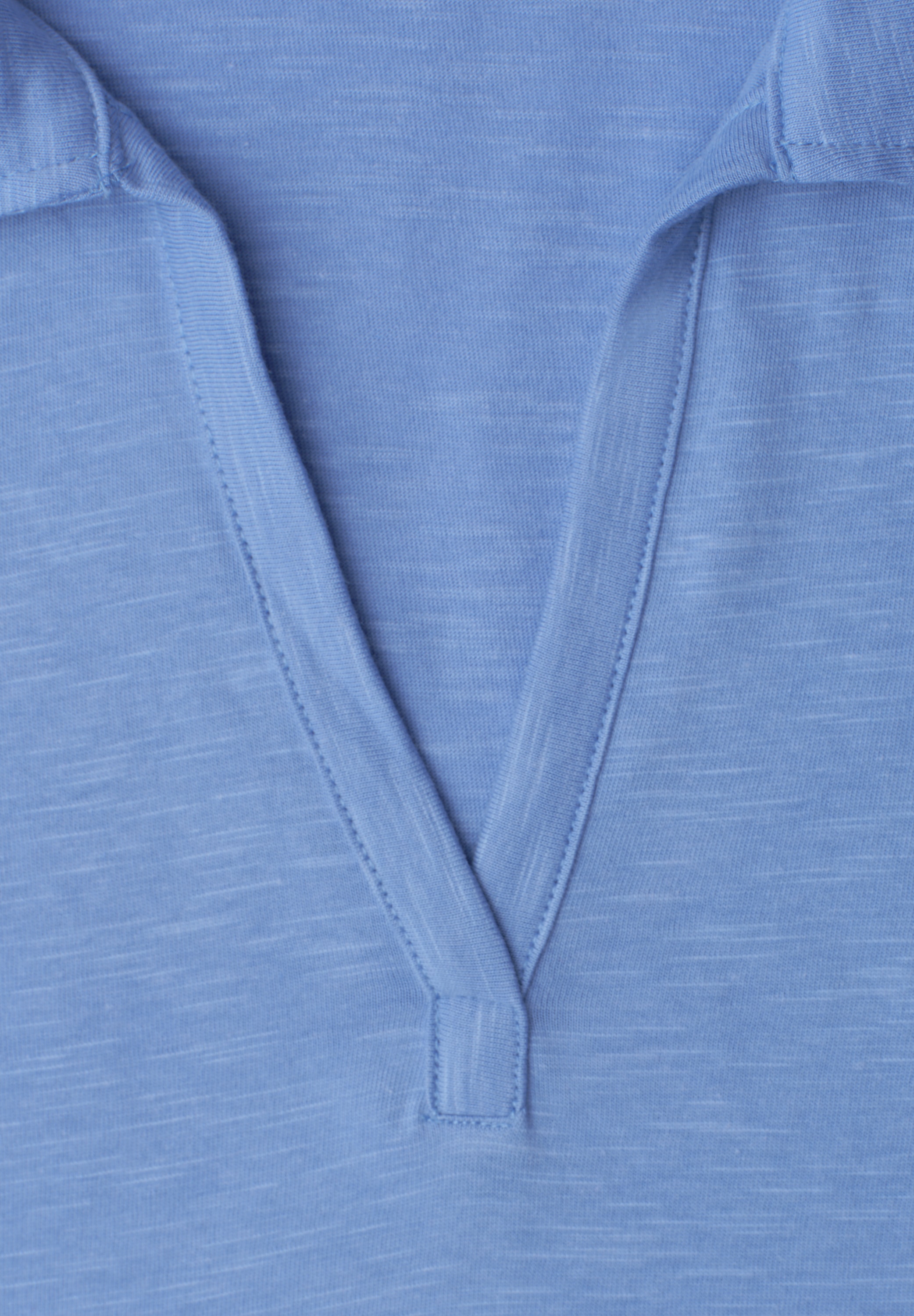 STREET ONE Poloshirt im soften Baumwoll-Mix