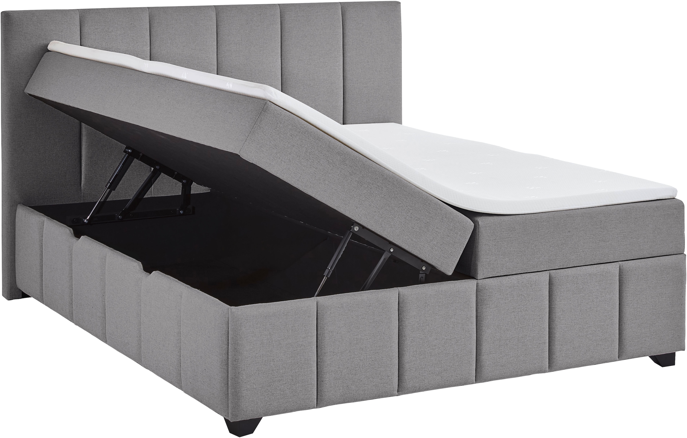 Home affaire Boxbett »Bellah inkl. Bettkasten, erhältlich in der Breite 180x200cm« inkl. PU-Schaum-Topper