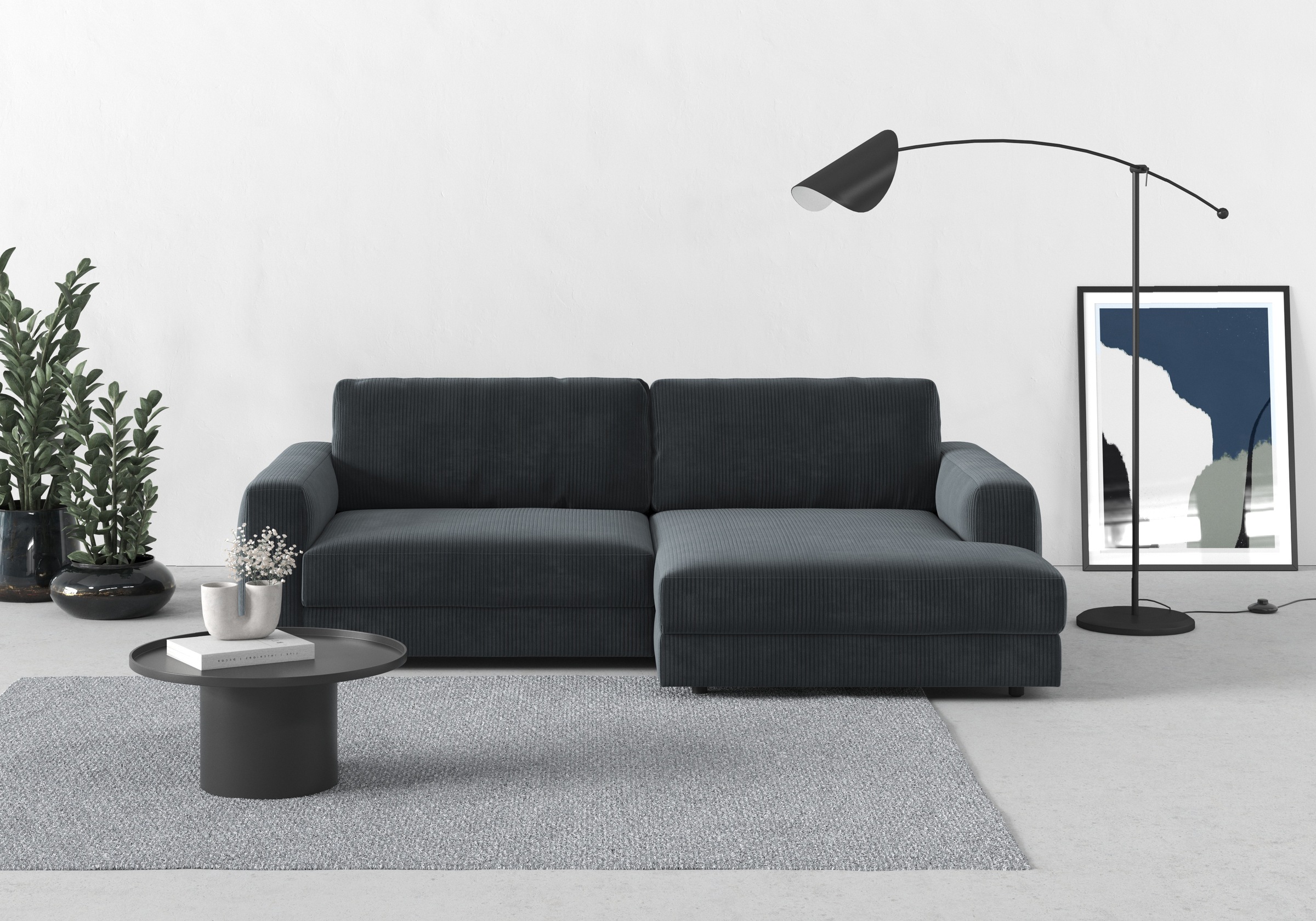 TRENDMANUFAKTUR Ecksofa "Bourbon, Mega Designsofa mit tollem Sitzkomfort, B günstig online kaufen