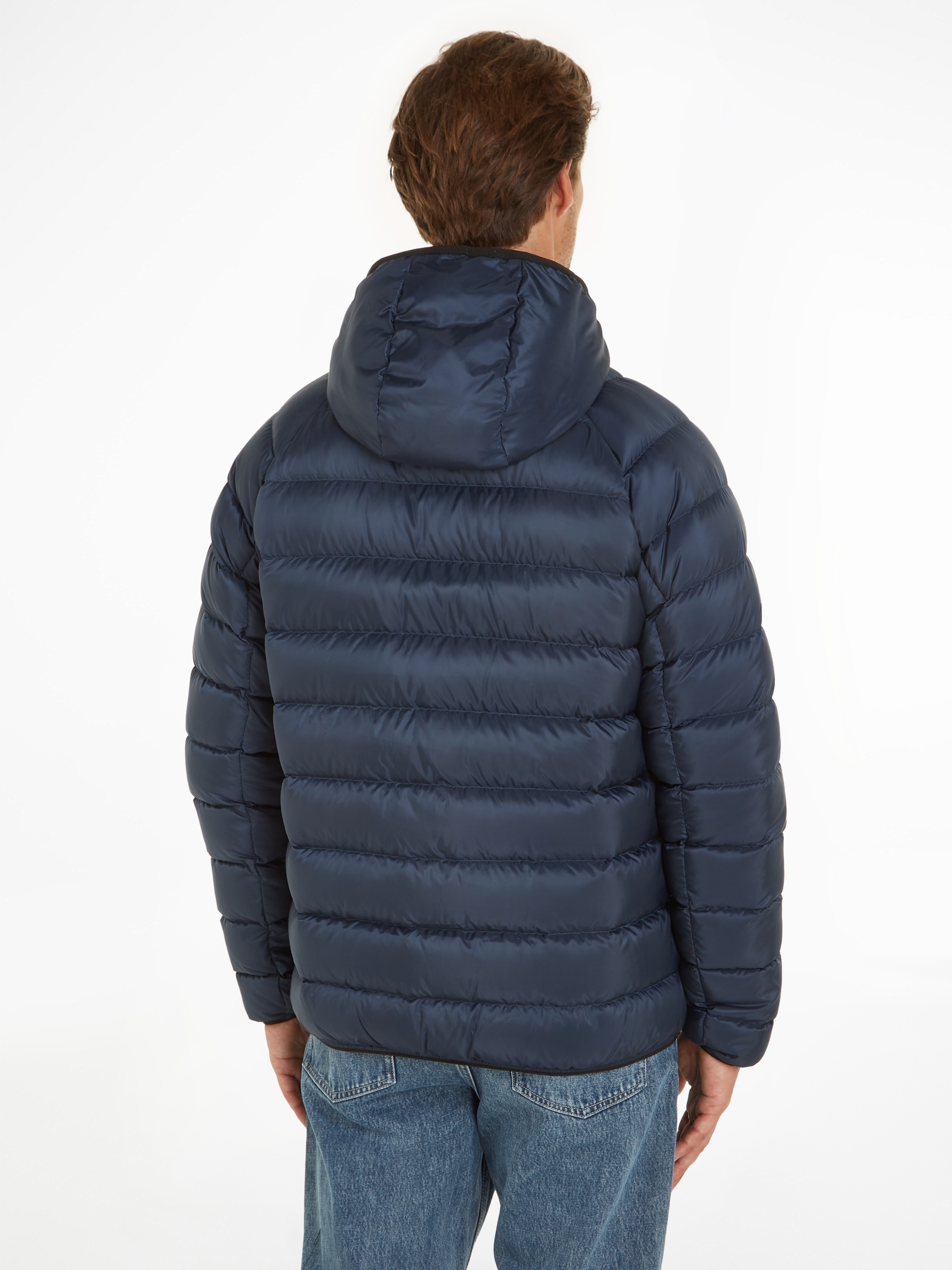 Tommy Jeans Daunenjacke "TJM HOODED LT DOWN JACKET EXT", mit Kapuze, mit Ka günstig online kaufen