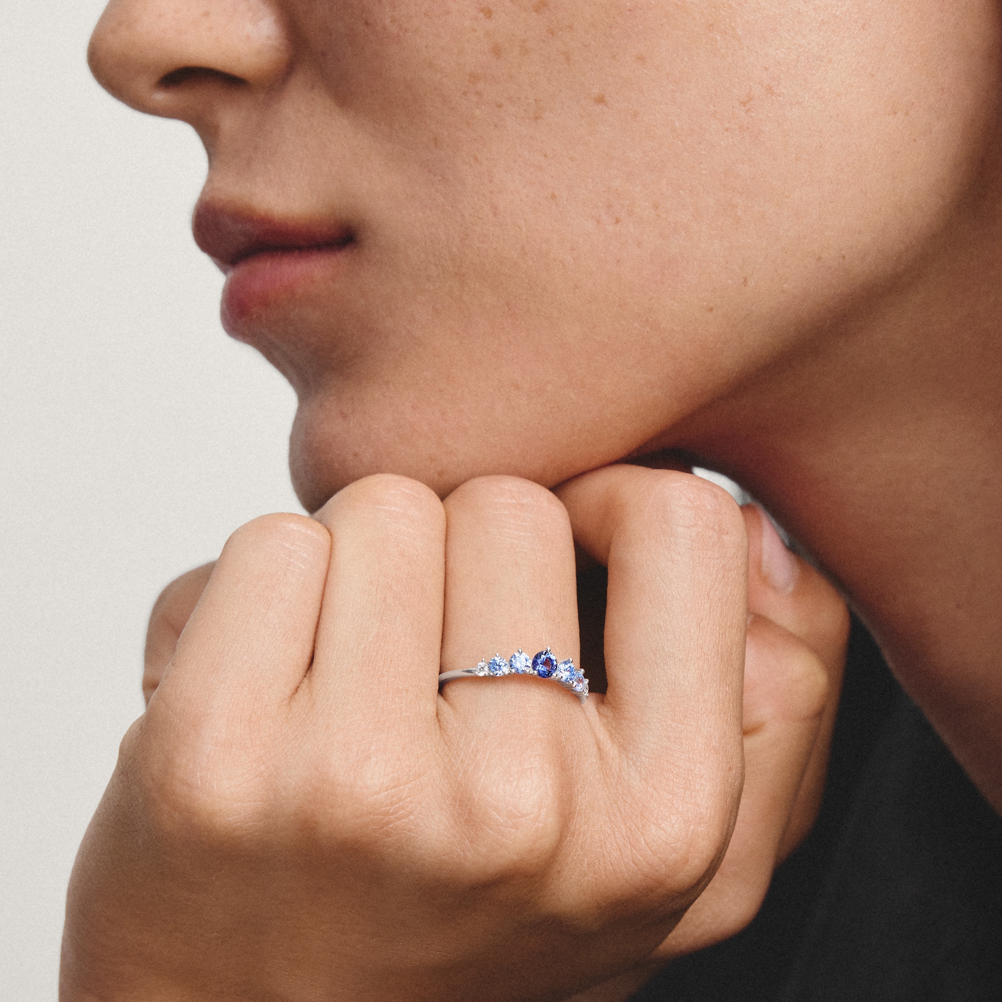 THOMAS SABO Fingerring »Midnight Sky Ring Silber« mit Zirkonia (synth.), Glas-Keramik Stein