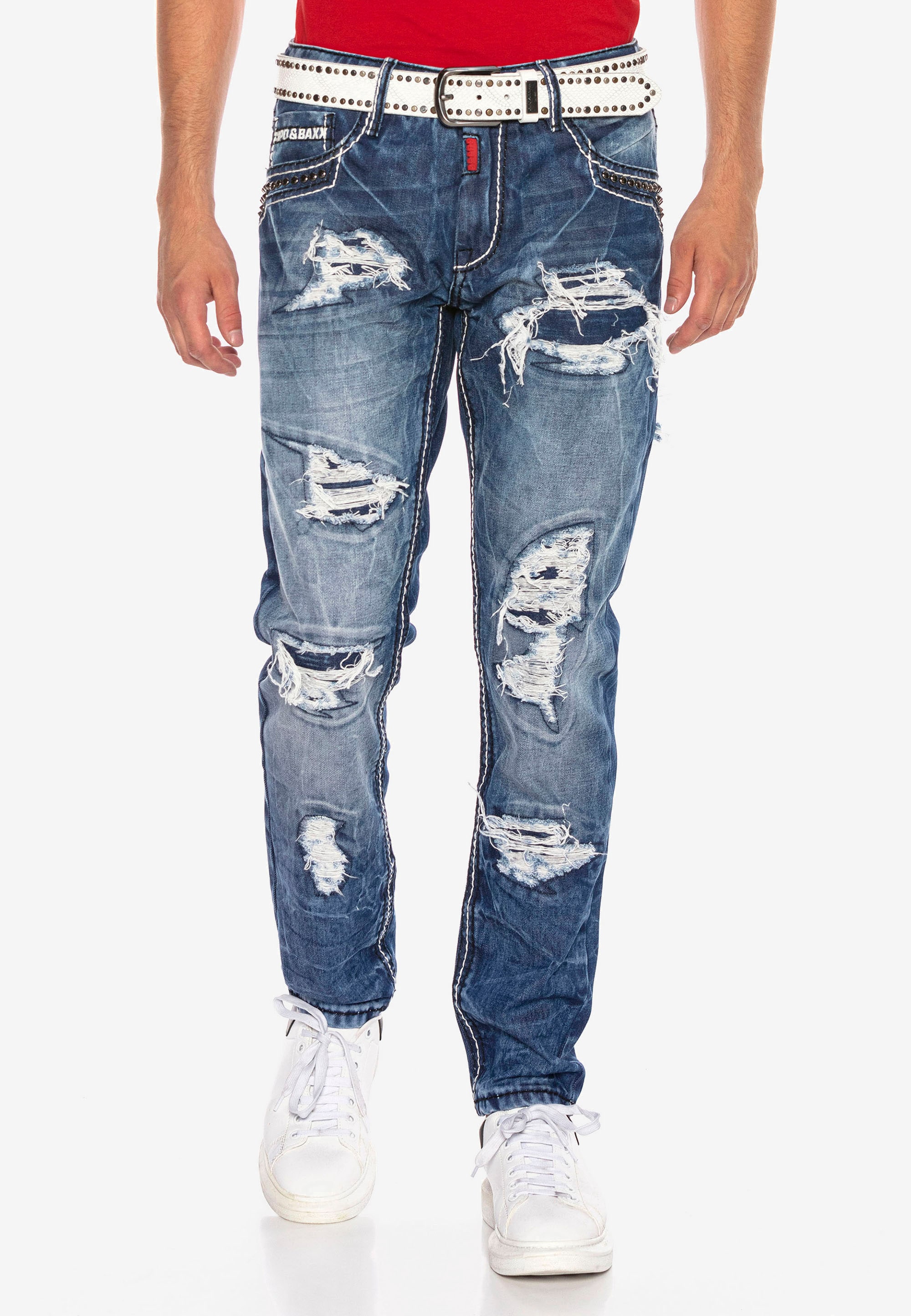 Bequeme Jeans, im angesagten Destroyed-Look