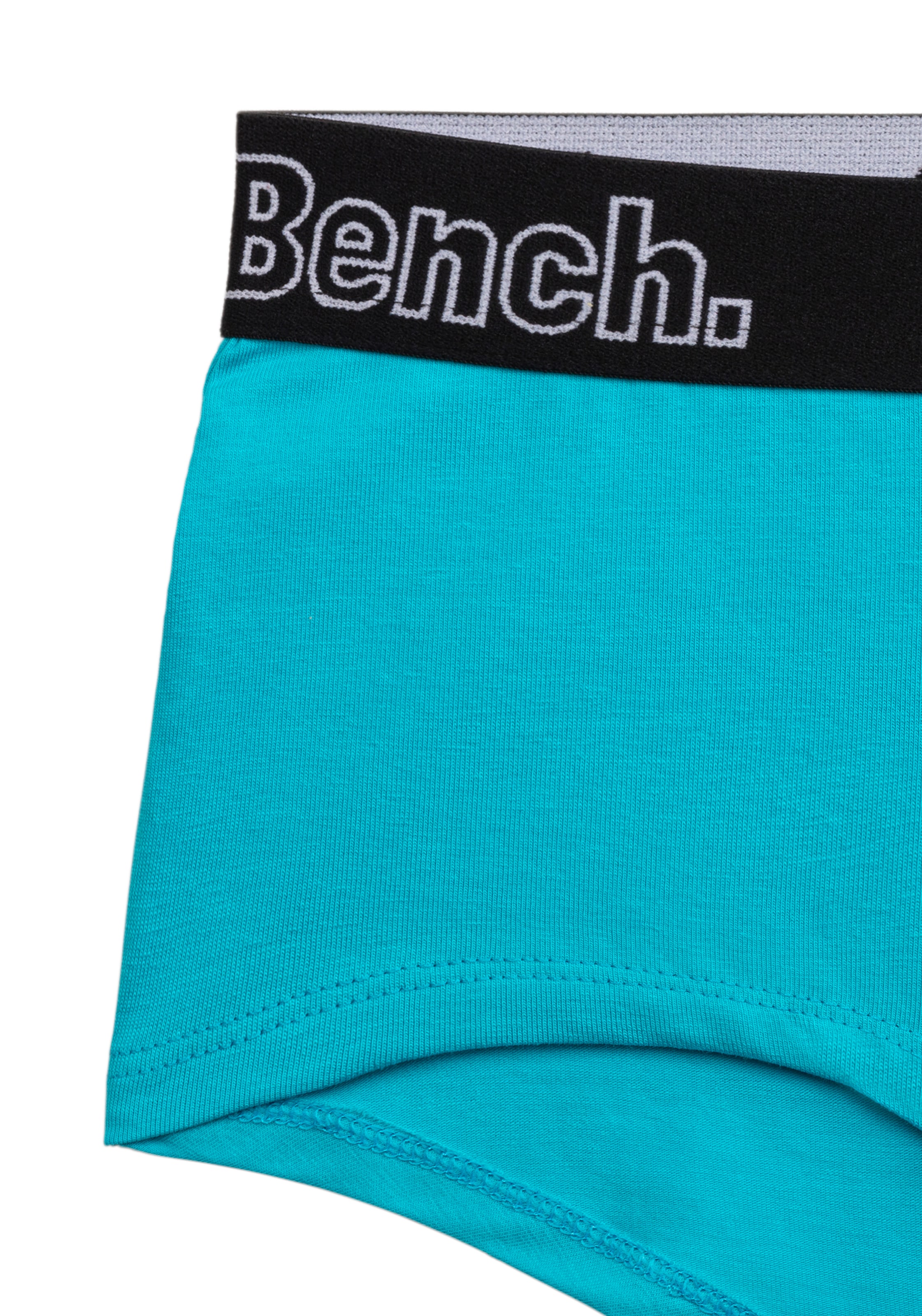 Bench. Panty, (Packung, 3 BAUR Logo St.), schwarzem online mit | kaufen Webbund