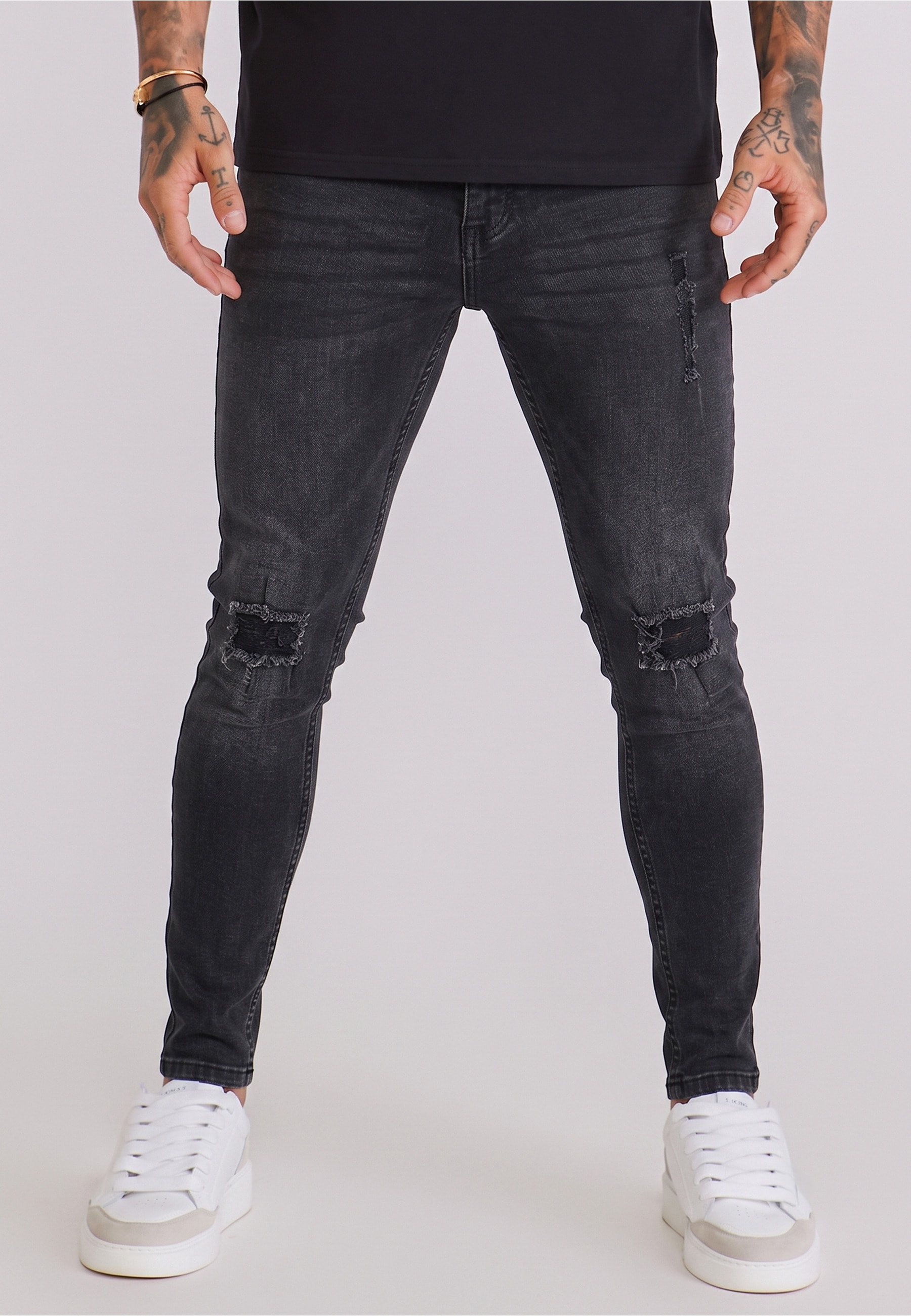Siksilk Skinny-fit-Jeans »SikSilk Distressed Skinny«
