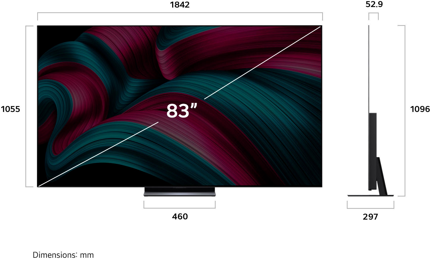 LG OLED-Fernseher »OLED83C5ELA«, 4K Ultra HD, Smart-TV