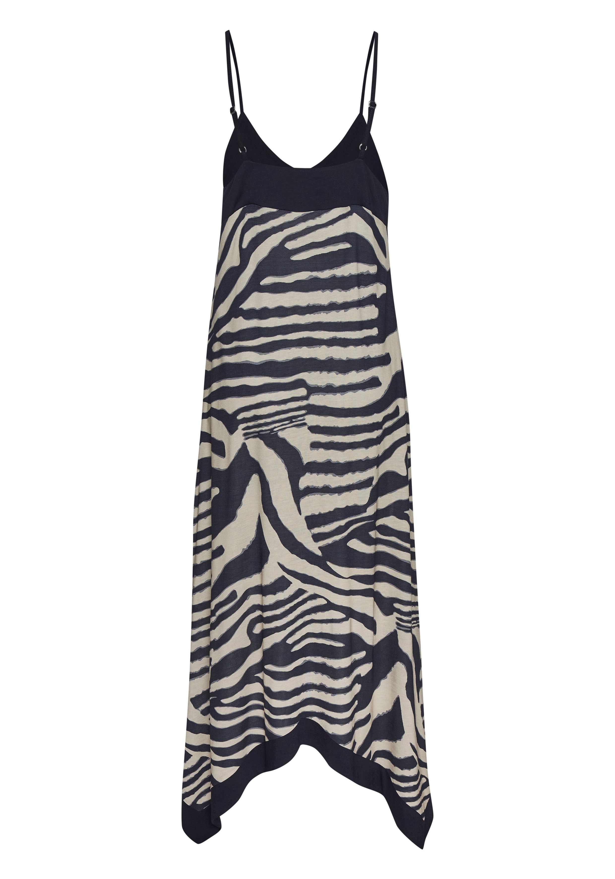 Thumbnail - LASCANA Maxikleid mit asymmetrischem Saum, Sommerkleid, Animalprint, modisch