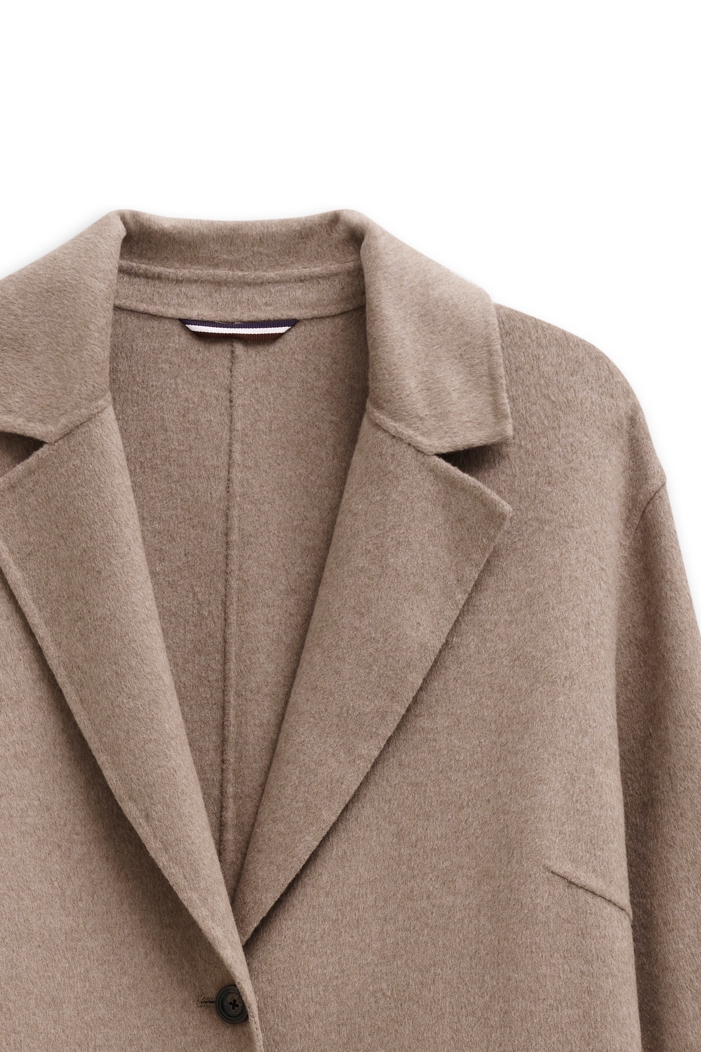 bugatti Kurzmantel »Loose Fit«, mit Knopfleiste und aus weichem Woll-Mix