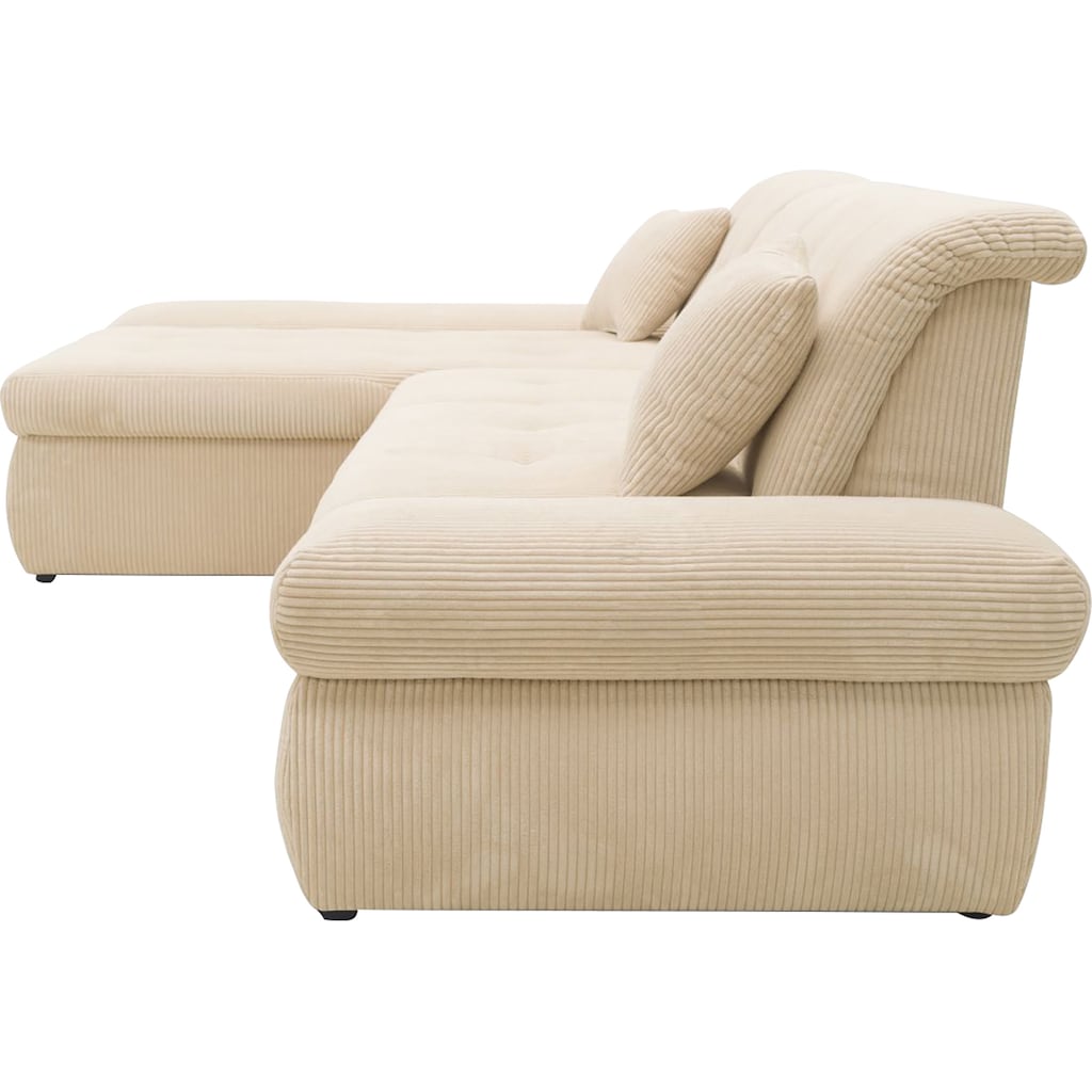 DOMO collection Ecksofa »Moric Schlafsofa B/T/H 300/172/80 cm, auch in Cord, L-Form«