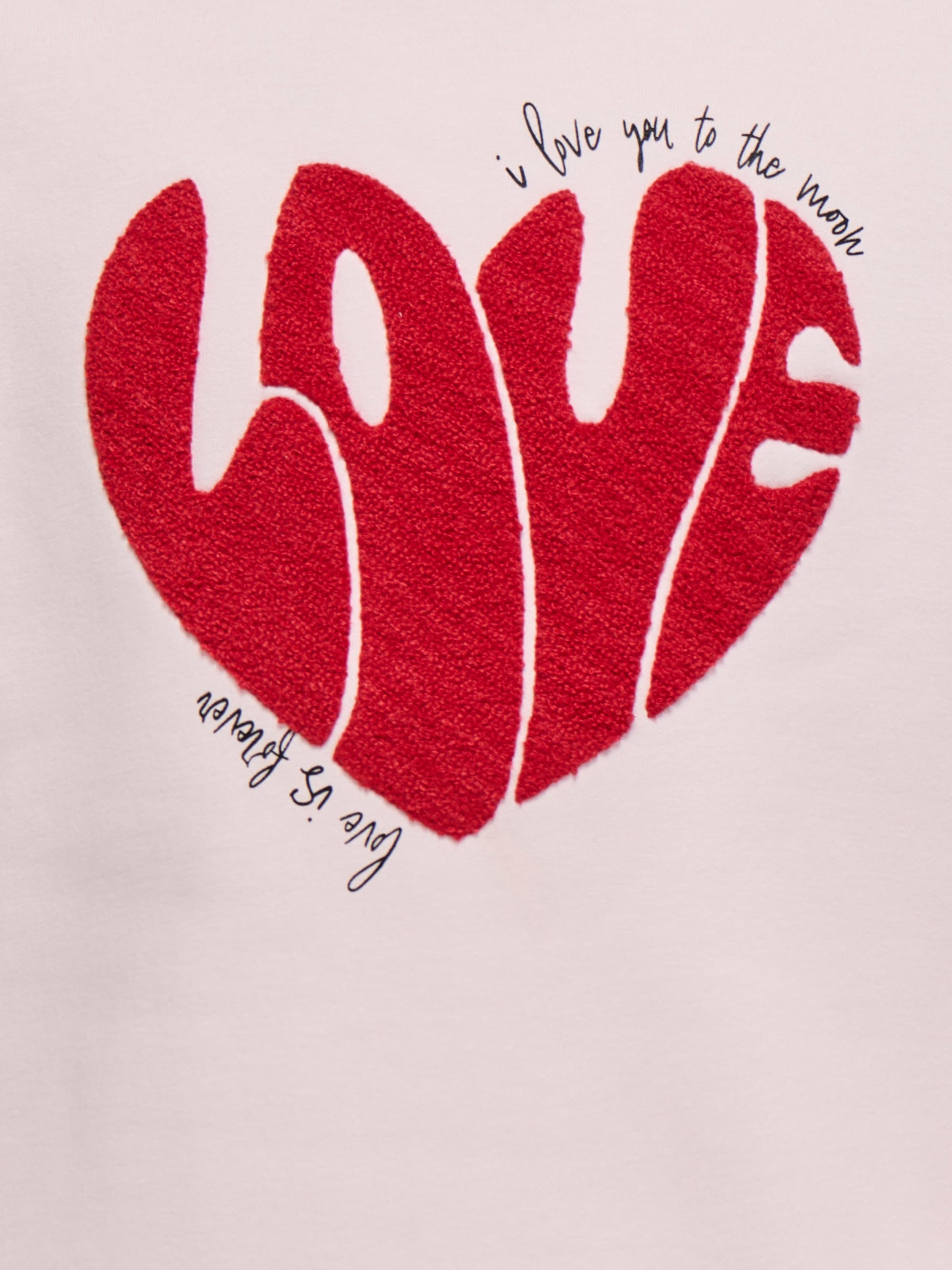 KIDS ONLY Sweatshirt »KOGLOVELY LIFE LS BOXY PRINTED SWT«, 1 tlg. in dezenter Boxy-Form
