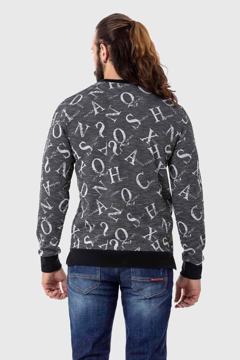 Cipo & Baxx Sweatshirt "Sweatshirts", (1 tlg.), mit Allover-Print günstig online kaufen